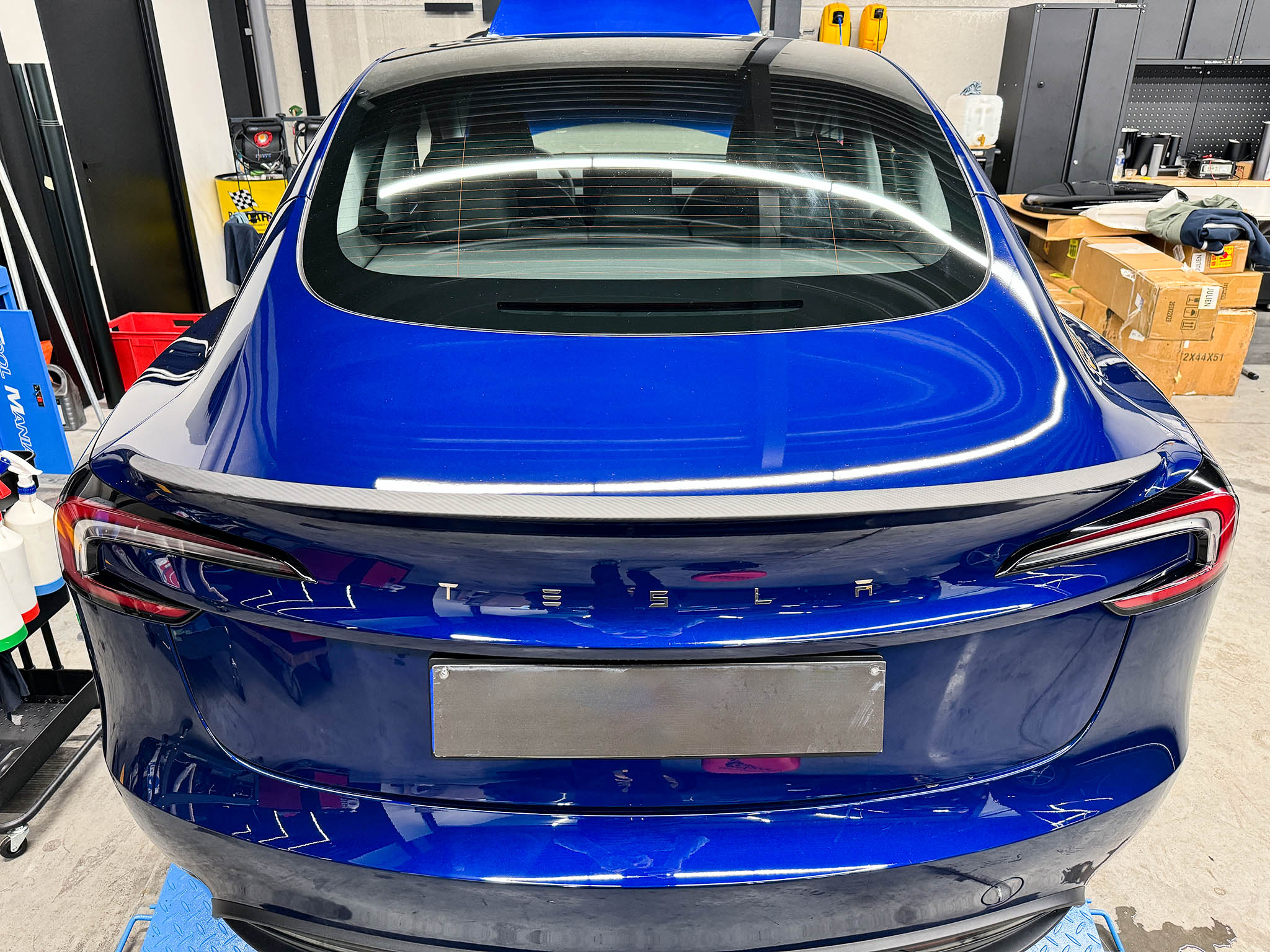 Premium Real Carbon Fiber Spoiler for Tesla Model 3 Highland (2024+) - Performance Style Upgrade | Enhance Your Tesla's Aerodynamics & Sporty Look | Perfect for Car Enthusiasts & Street Racing