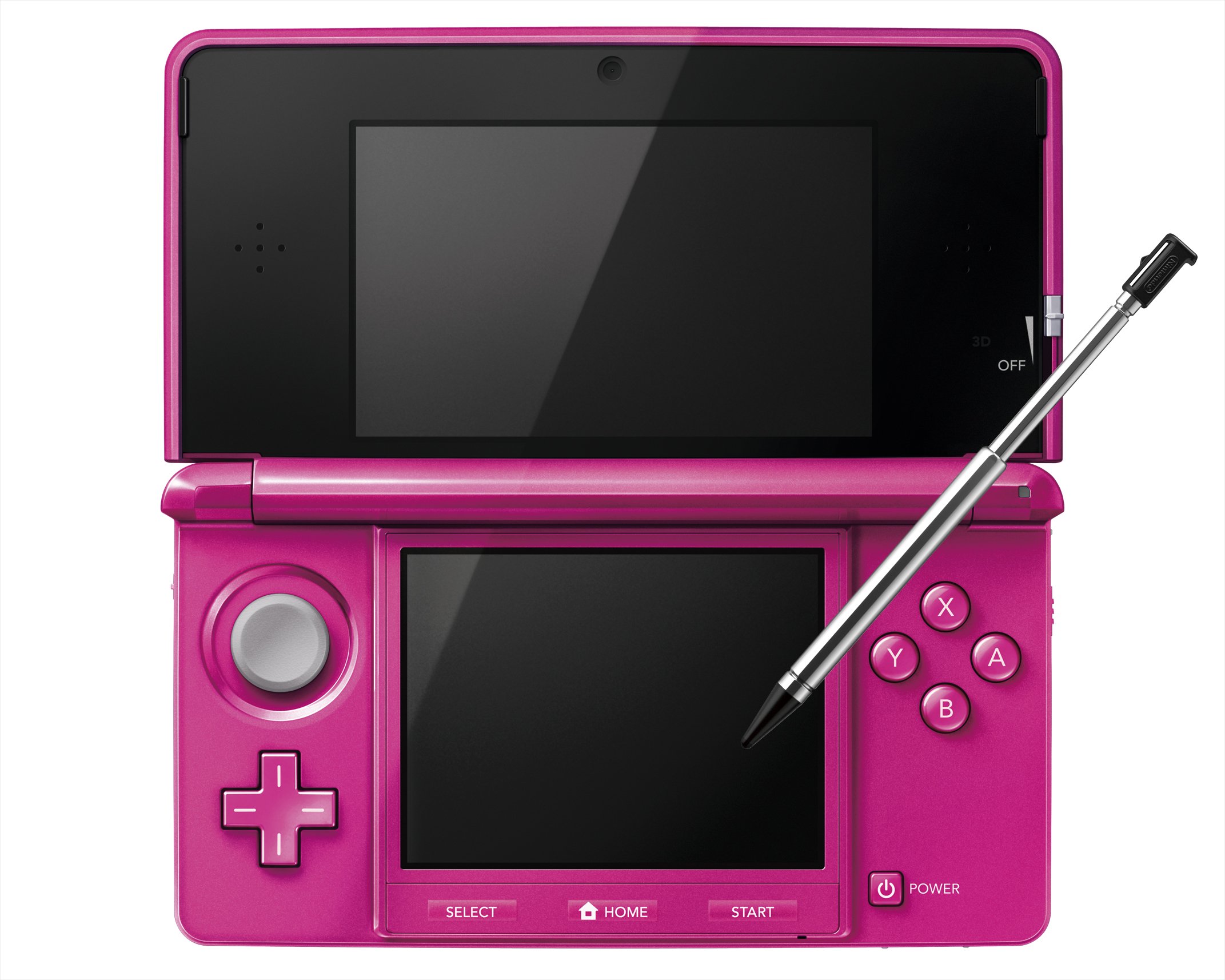 Refurbished Nintendo 3DS Console - Pink Glossy Finish | Portable Gaming System for Kids & Adults | Perfect for Travel, Commuting & Home Entertainment