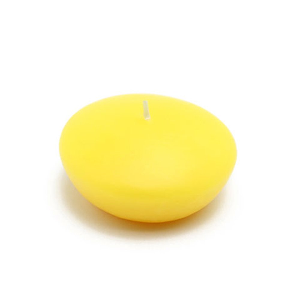 144-Piece 3-Inch Yellow Floating Candles for Weddings, Pools, and Home Decor – Bulk Pack CFZ-049_12