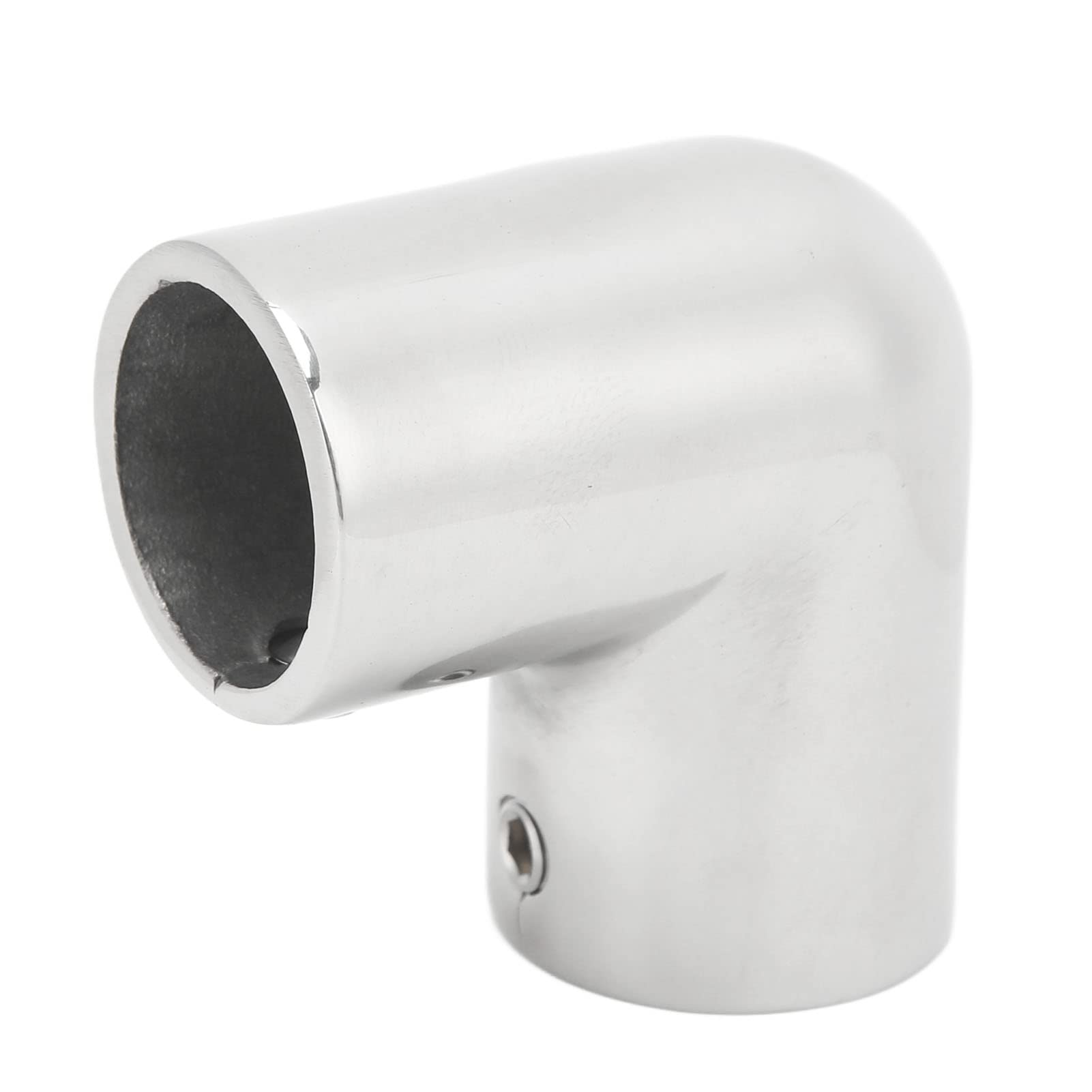 Durable Stainless Steel Right Angle 2-Way Boat Hand Rail - Heavy Duty Marine Grade Construction for Yachts, Sailboats & Fishing Boats | Perfect for Deck Safety & Easy Boarding