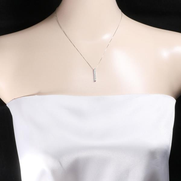 18K White Gold Diamond Necklace for Women - Elegant Dainty Pendant Jewelry Gift for Anniversary, Valentine's Day & Special Occasions
