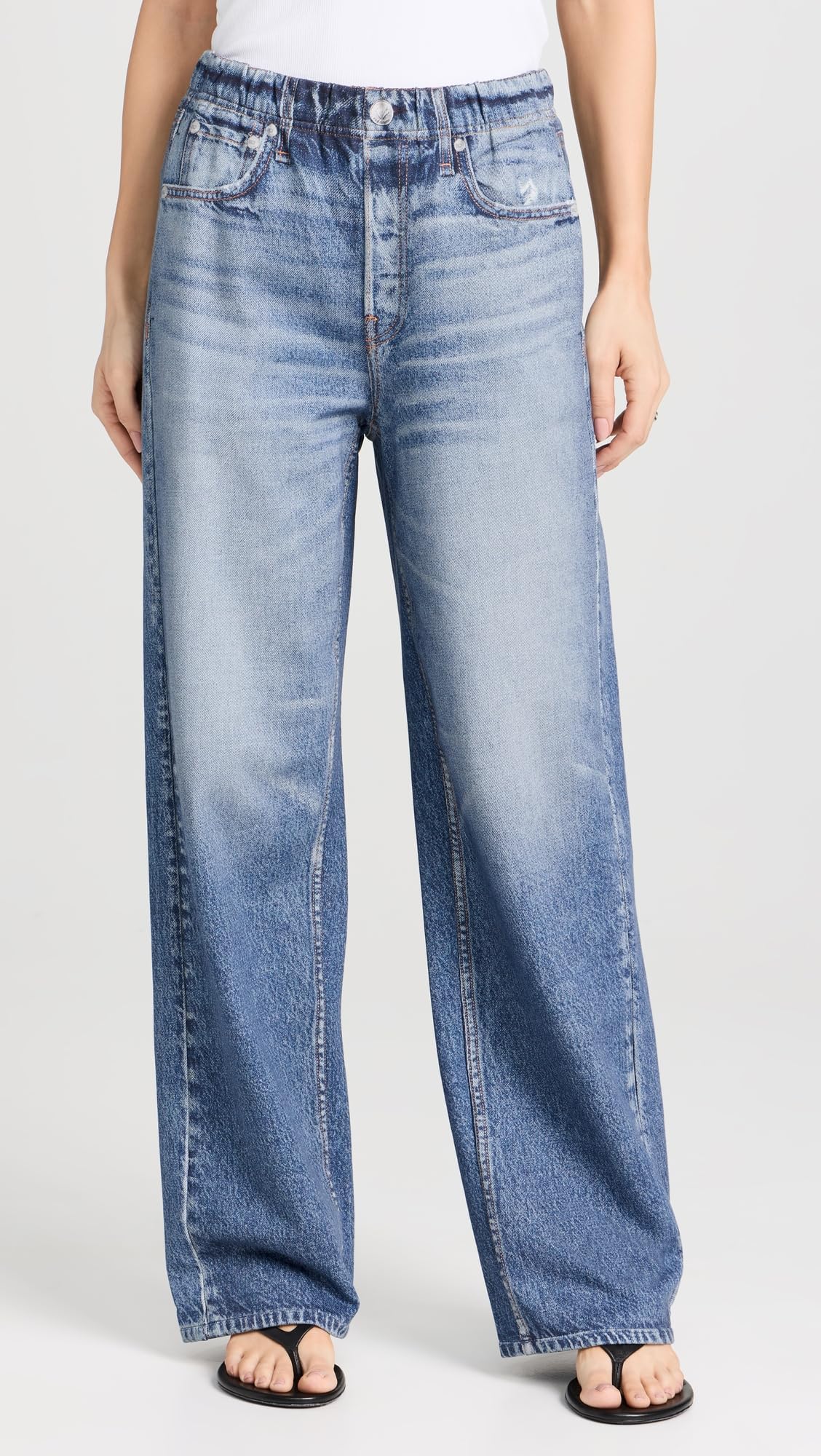 rag & bone Women's Miramar Wide Leg Sweatpants - Soft High-Waisted Lounge Pants for Casual Wear, Yoga & Home Comfort | Trendy Joggers for Athleisure Outfits