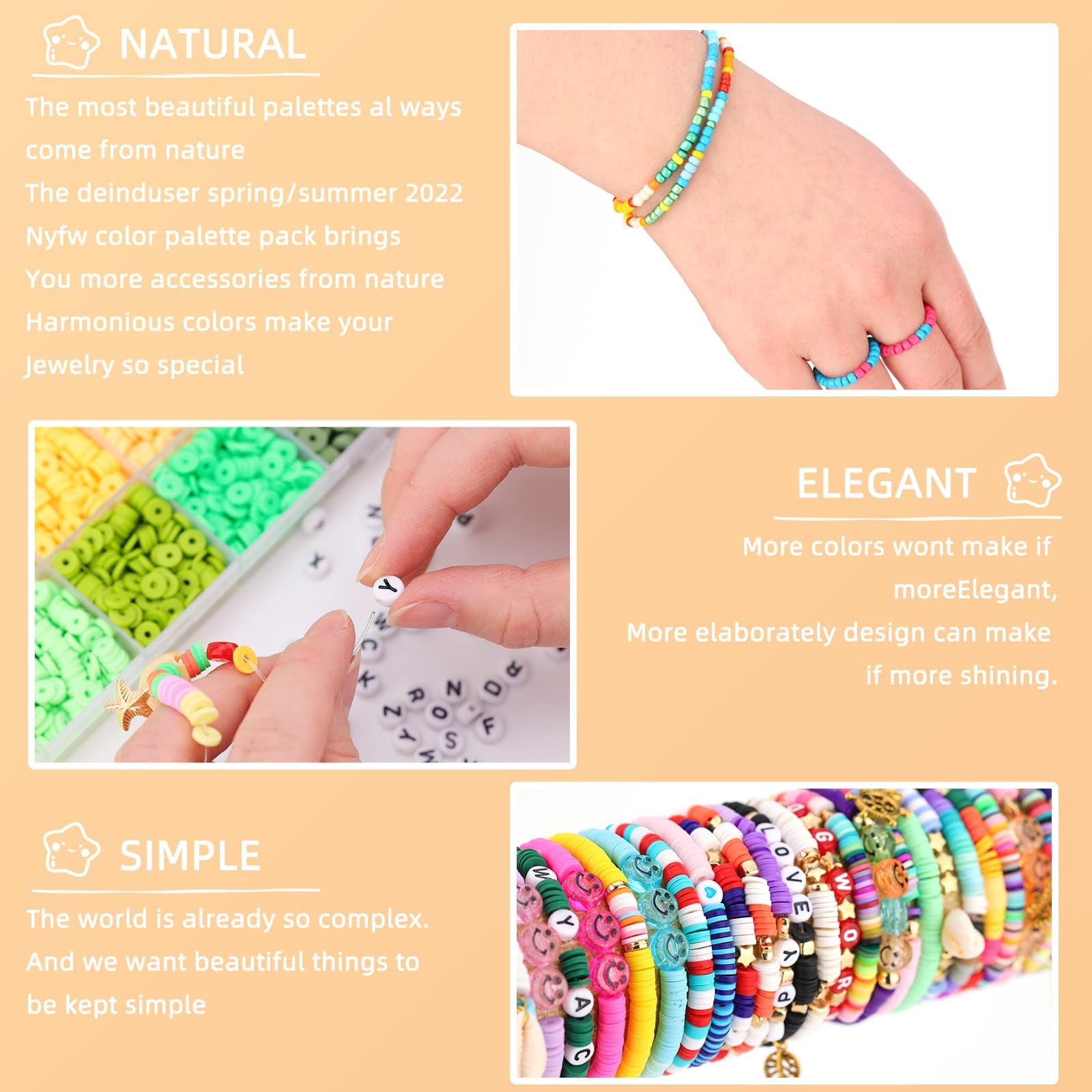 Friendship Bracelet Making Kit with 16,000pcs Clay, Seed & Glass Beads - DIY Jewelry Craft Set for Teens & Adults - Perfect for Gifts, Parties & Summer Camp Activities