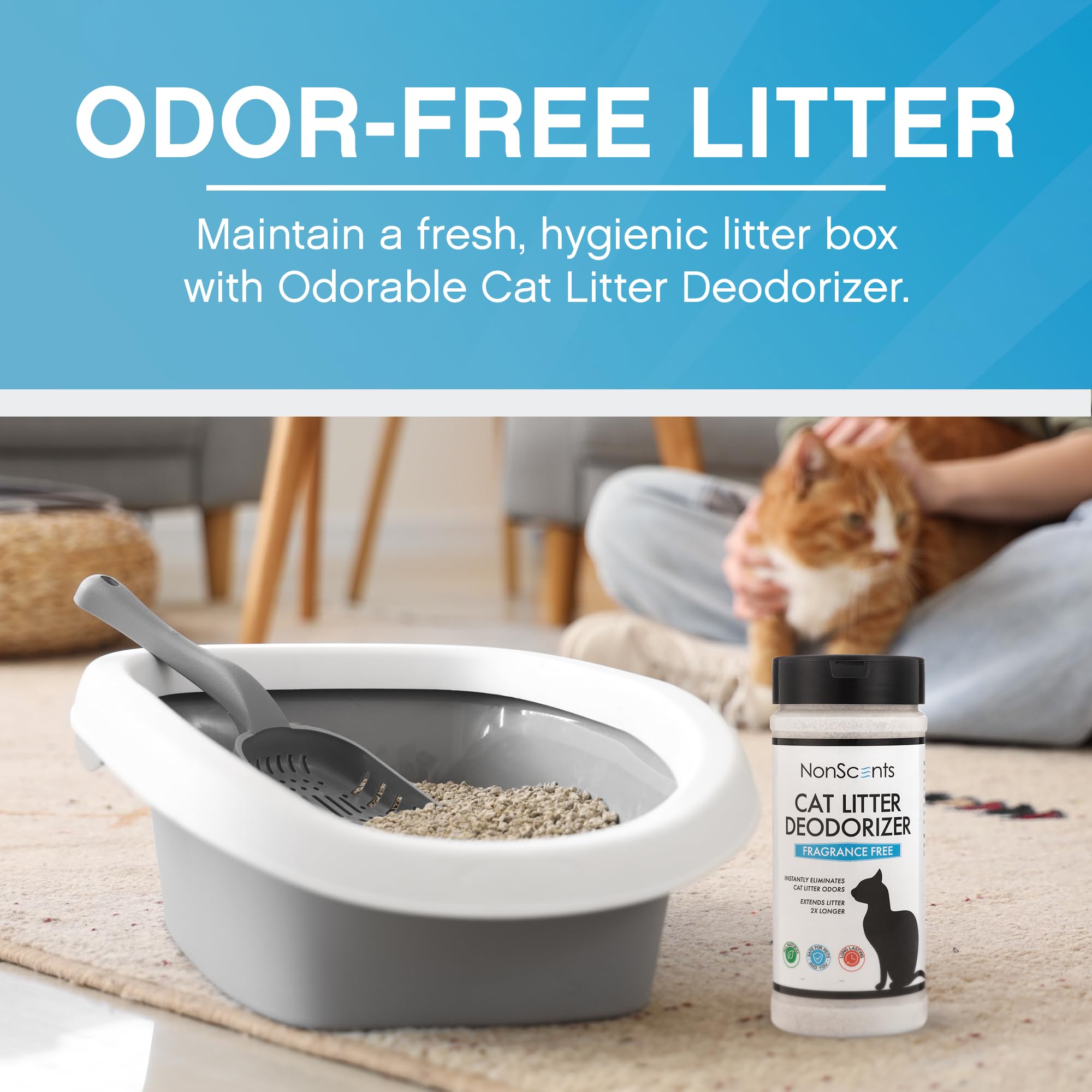 NonScents Cat Lover's Bundle - Odor-Free Cat Litter & Accessories for Multi-Cat Homes - Perfect for Small Apartments & Pet-Friendly Spaces