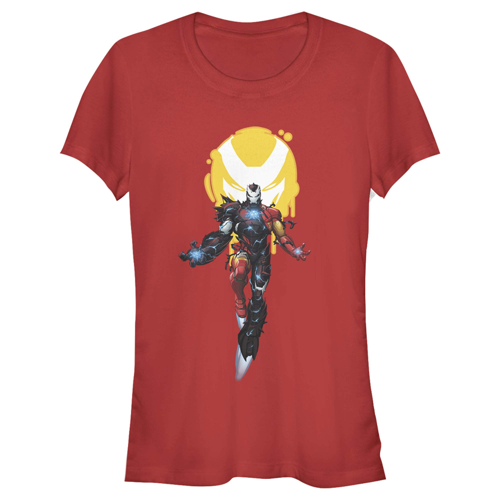 Marvel Iron Man Venom Symbol Kids T-Shirt - Superhero Graphic Tee for Boys & Girls - Perfect for Cosplay, Halloween & Everyday Wear