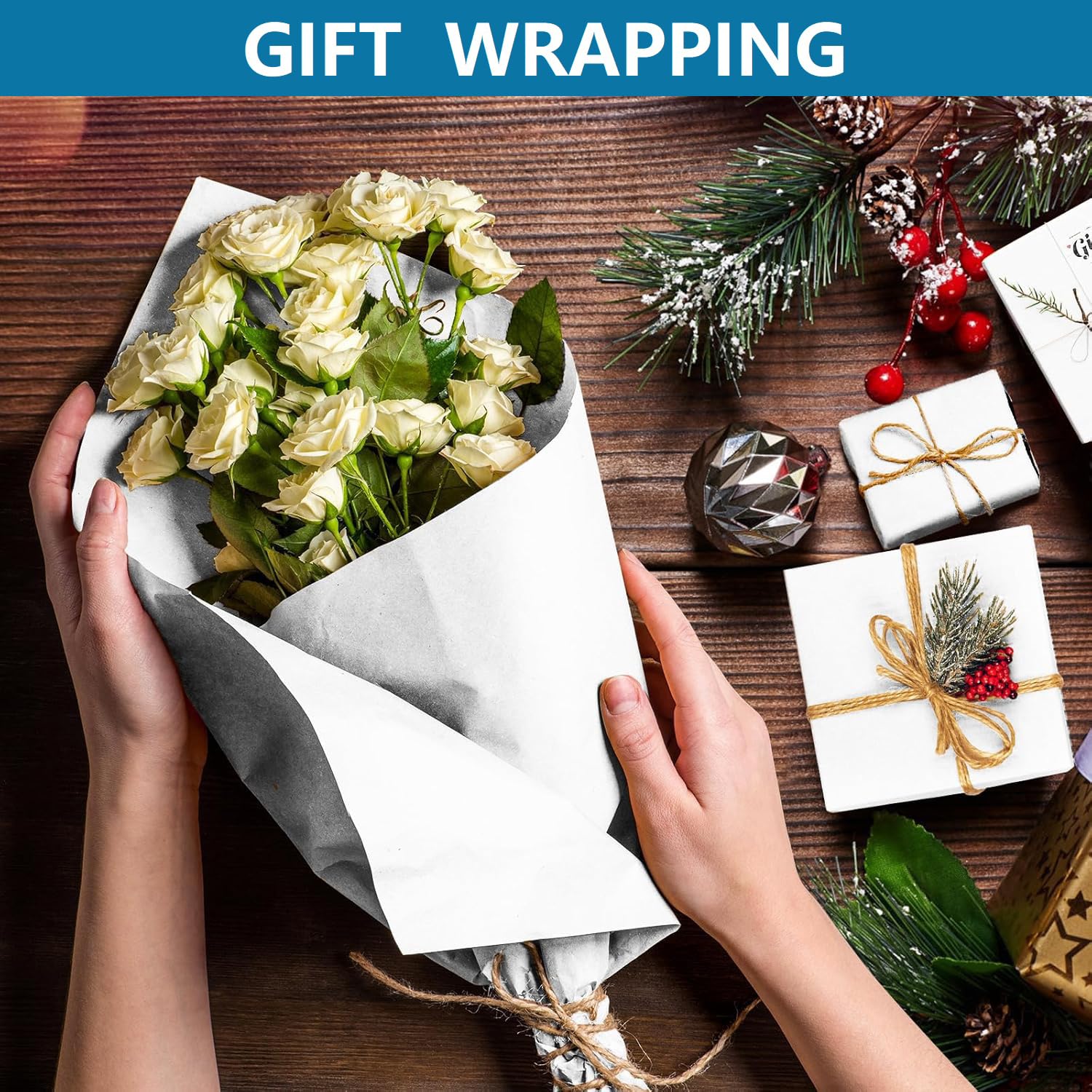 18x24 Inch Newsprint Paper for Drawing, Sketching & Doodling - Dry Medium Art Paper for Adults & Kids - Large Packing & Wrapping Paper for Artists, Students & Crafters