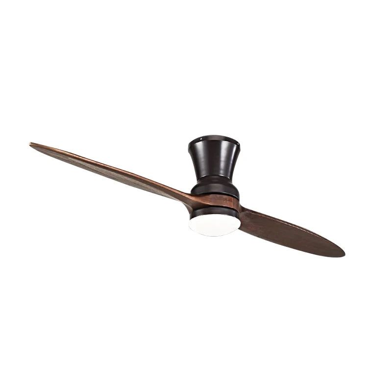 60 Inch Solid Wood Ceiling Fan with Remote Control - Perfect for Living Room, Bedroom, and Outdoor Patio Cooling