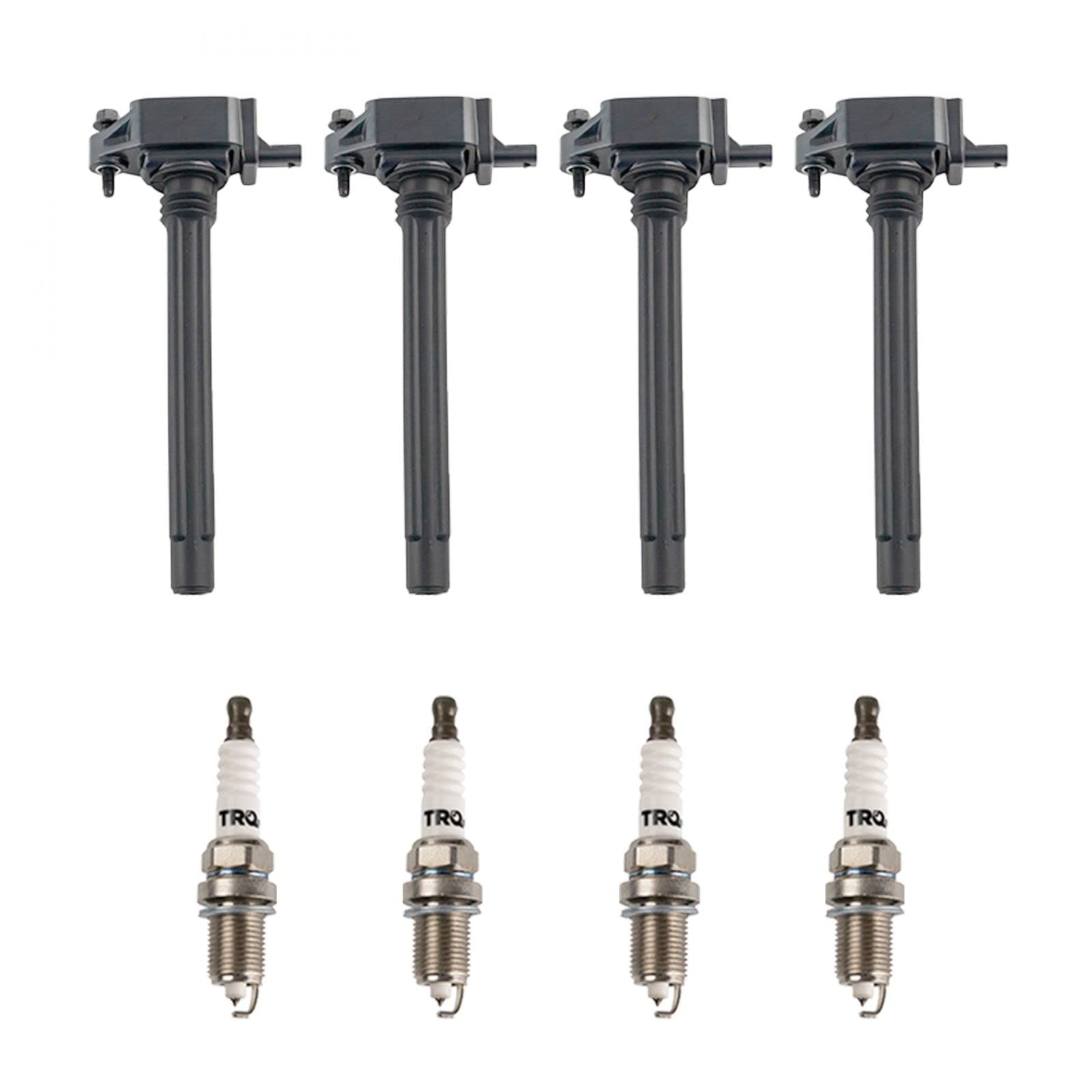 High Performance Ignition Coil & Iridium Spark Plug Kit Set for 2017 Jeep Compass 2.4L - Compatible with 2016-2020 Models - Improves Engine Performance & Fuel Efficiency - Perfect for Off-Roading & Daily Commuting