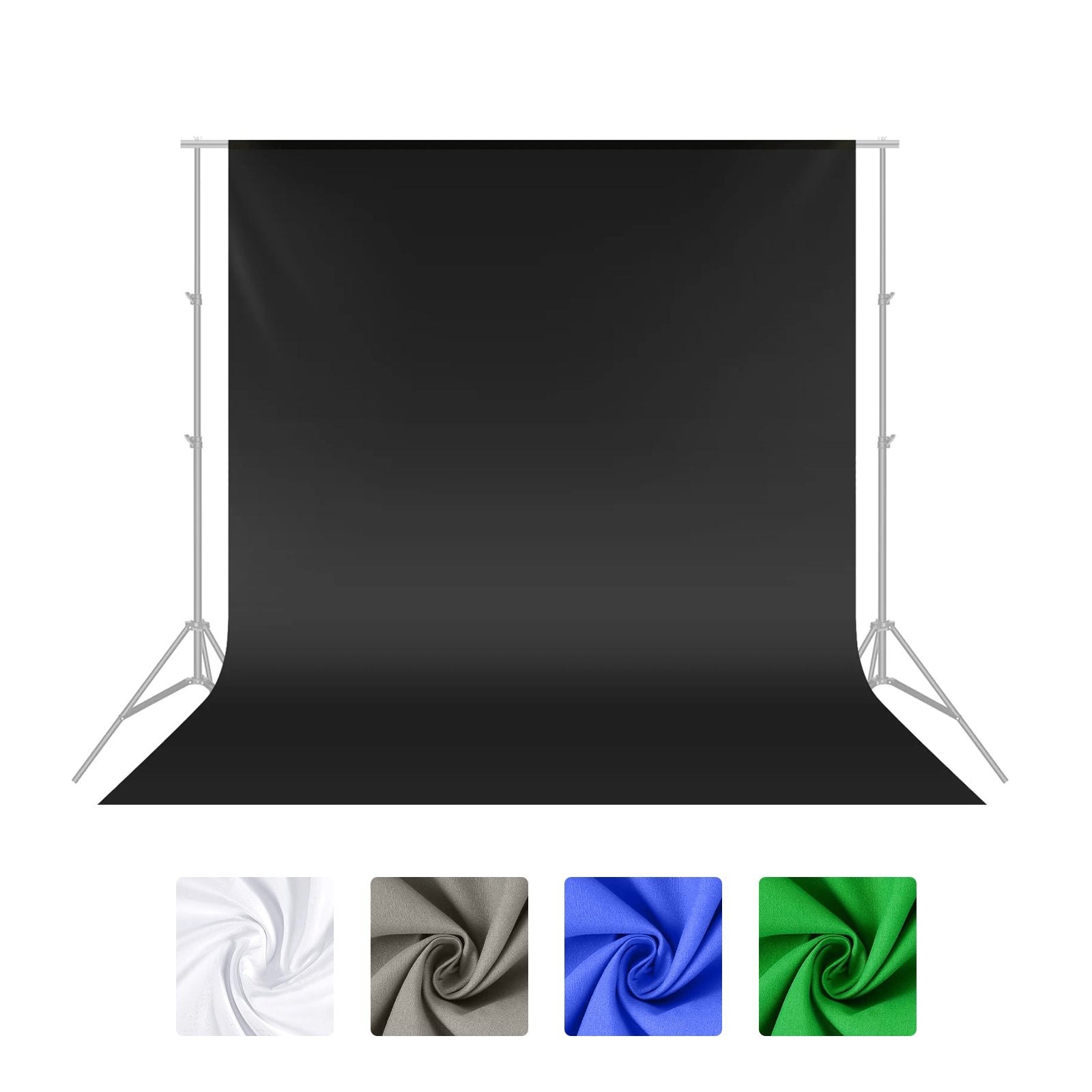 NEEWER 3.6x3m / 12x10ft Collapsible Photography Backdrop - Portable Background for Studio, YouTube Videos, Product Shoots & Live Streaming