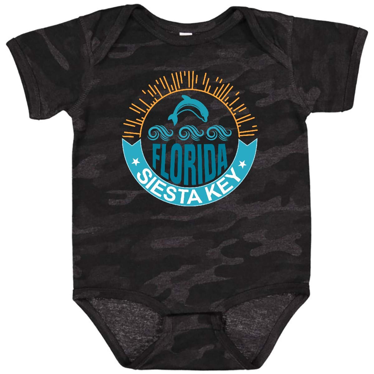 Inktastic Siesta Key Florida Beach Vacation Baby Bodysuit - Cute Infant Onesie for Beach Trips & Family Vacations - Perfect Gift for Newborns & Babies