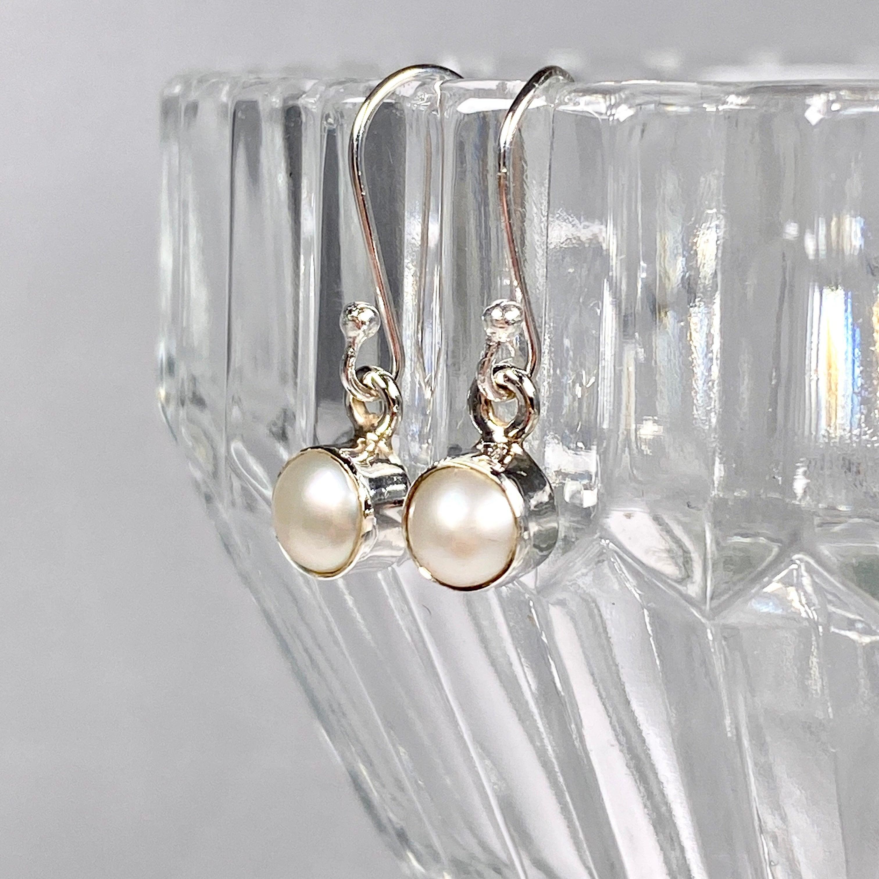 Pearl Petite Round Earrings R2363 PLC - Elegant Stud Earrings for Women, Perfect for Weddings, Parties & Everyday Wear