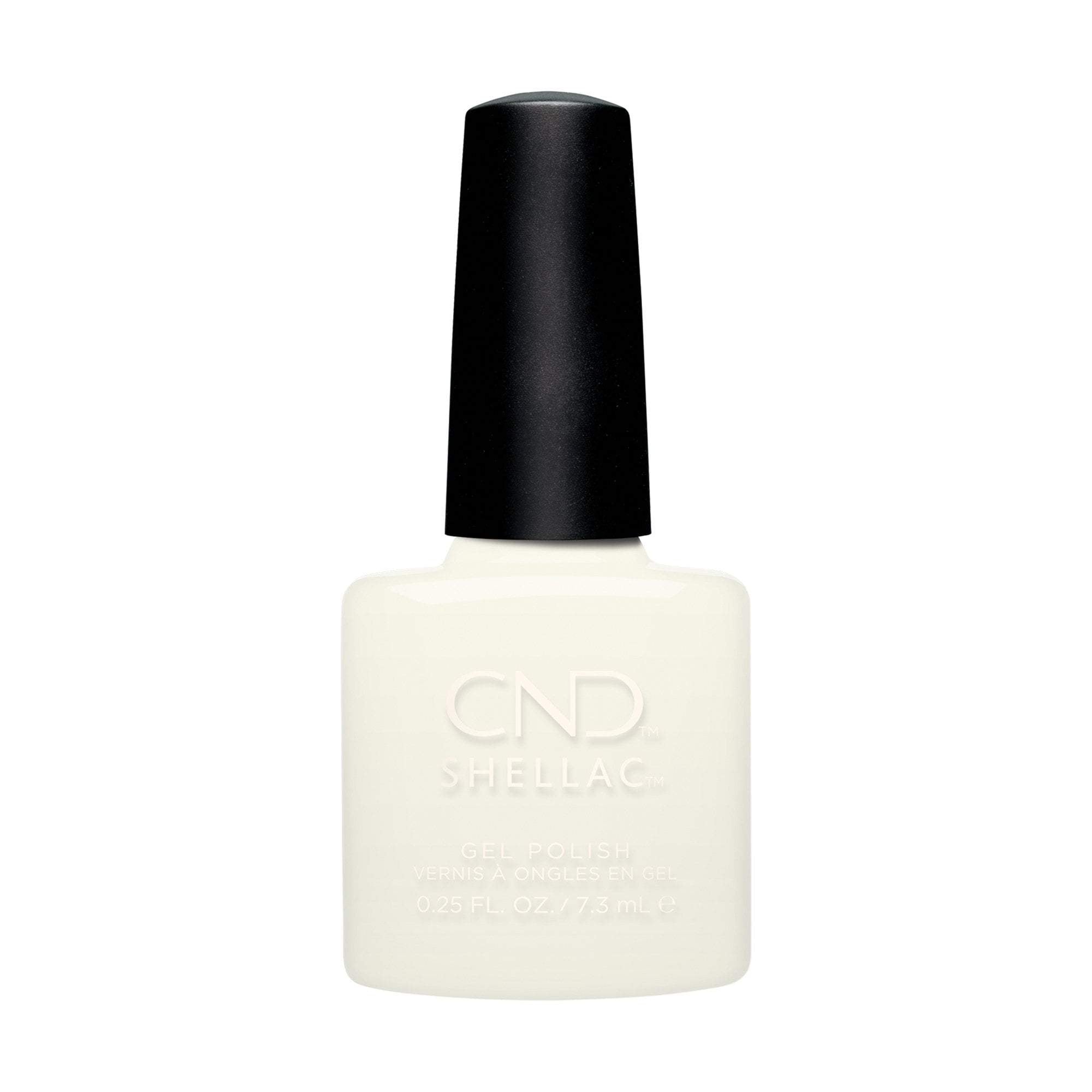 CND Shellac Nail Polish - White Wedding (0.25 oz) for Bridal Manicures & Special Occasions
