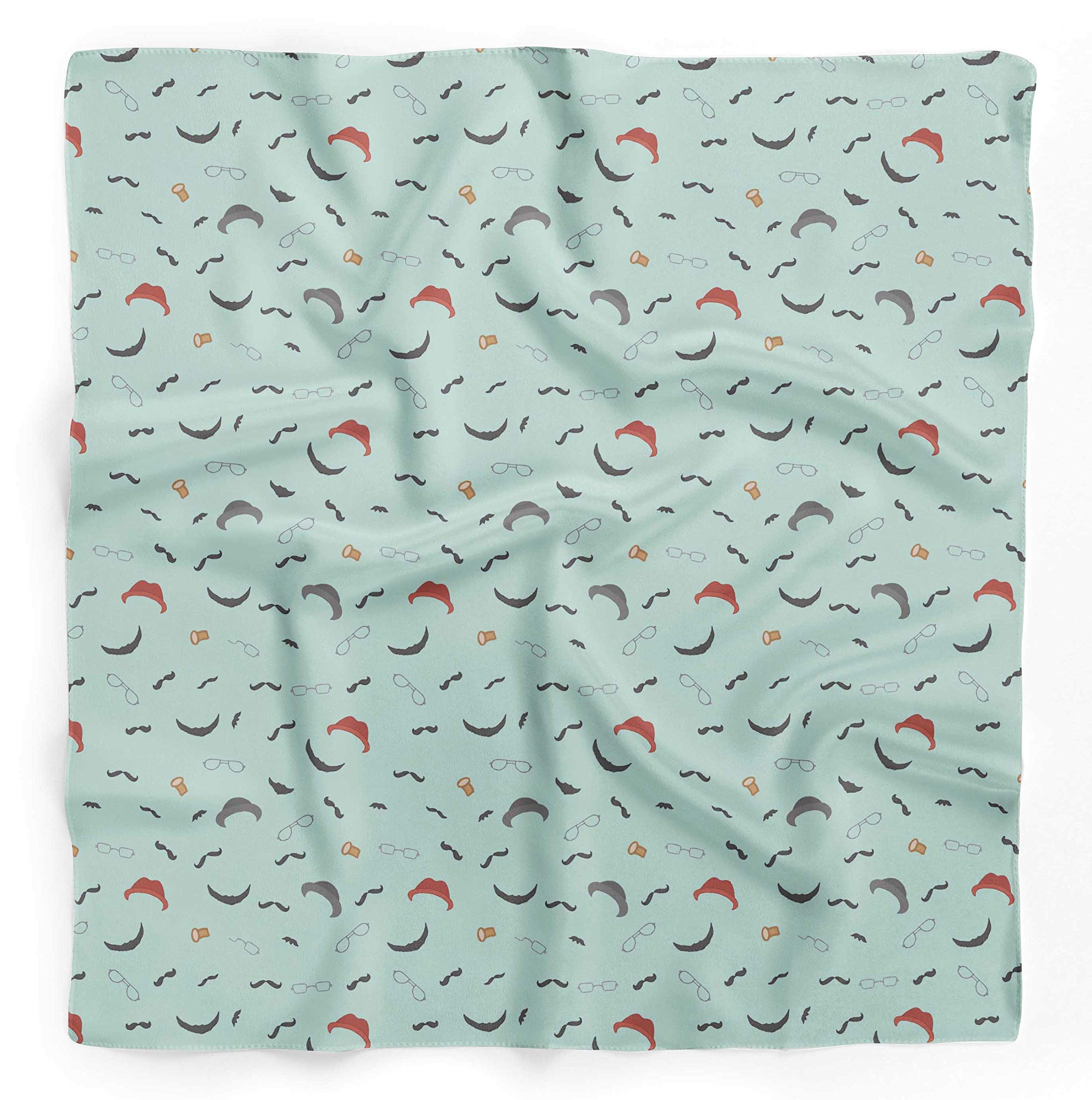 Bimba Printed Pure Silk Scarf - Women's Fashion Hair Wrap, Neck Scarf & Head Bandana - Elegant Accessory for Everyday Wear, Parties & Special Occasions