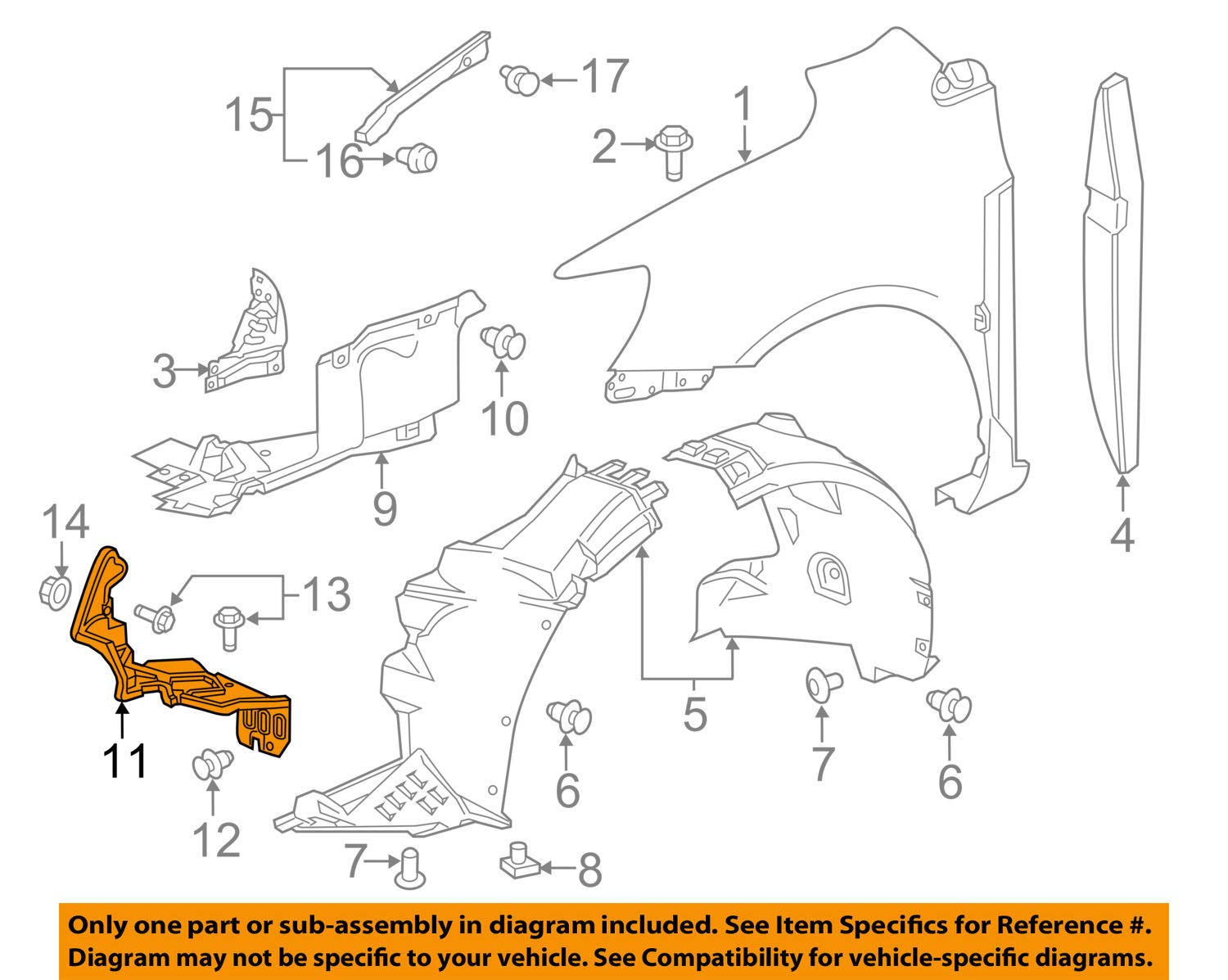 GM 95351686 Front Air Deflector for Trucks & SUVs - Improve Aerodynamics & Fuel Efficiency - Perfect for Highway Driving & Towing