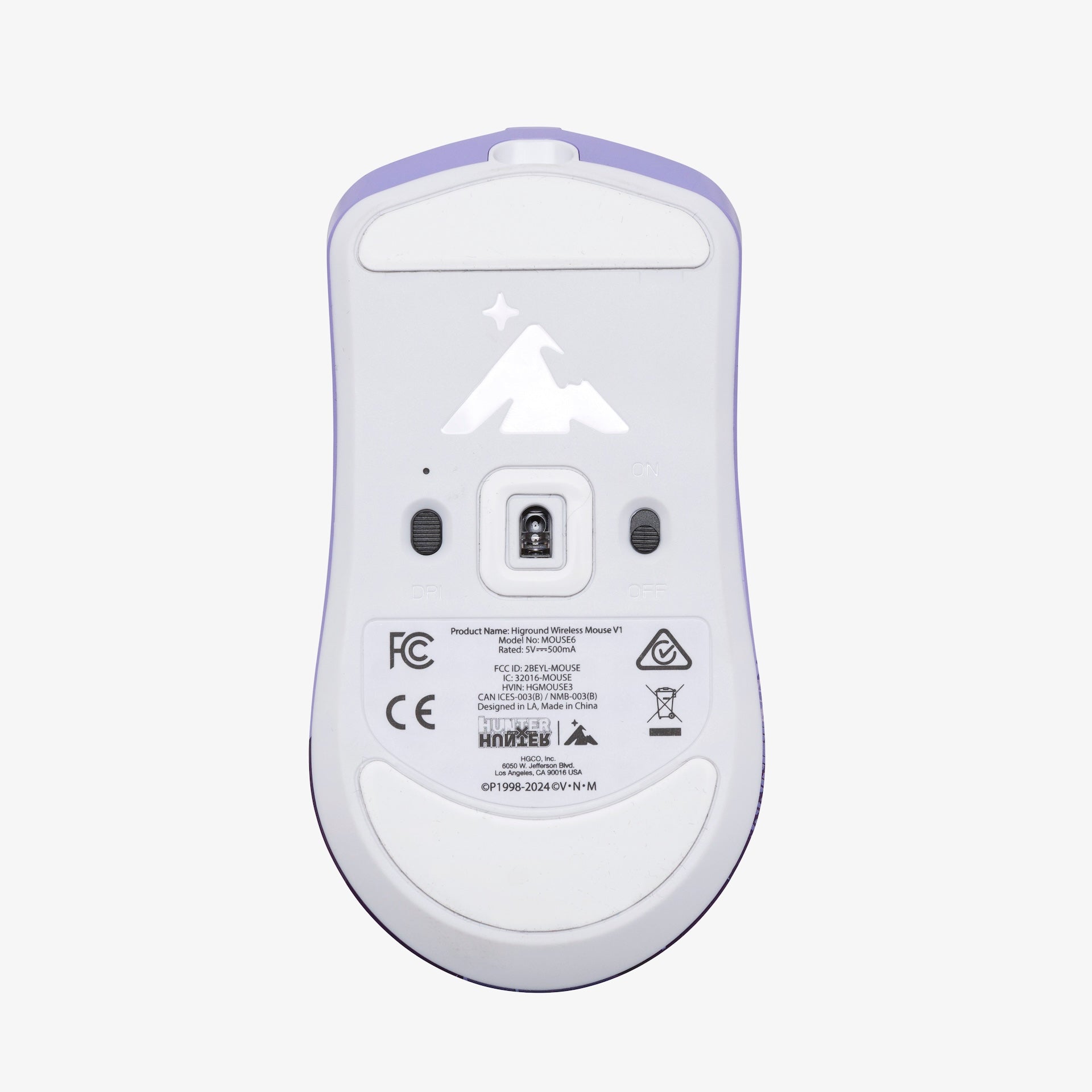 HxH x HG Yuma Wireless Mouse - Killua Themed Ergonomic Gaming Mouse for PC, Laptop - Perfect for Anime Fans, Gamers, and Office Use