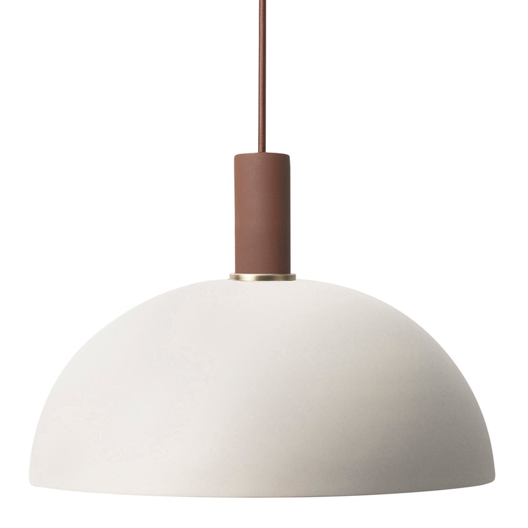 Ferm Living Dome Shade Collect Lighting - Modern Pendant Light for Living Room, Bedroom, and Dining Area | Scandinavian Style Home Decor