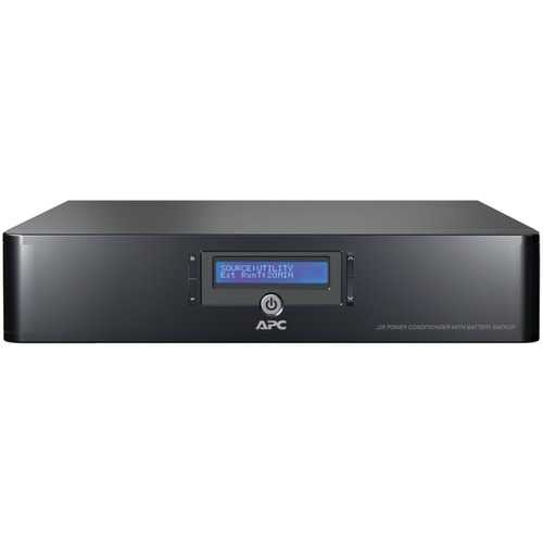 APC J25B 8-Outlet Rack Mount Power Conditioner with Battery Backup - Surge Protector for Server Racks & Home Theater Systems