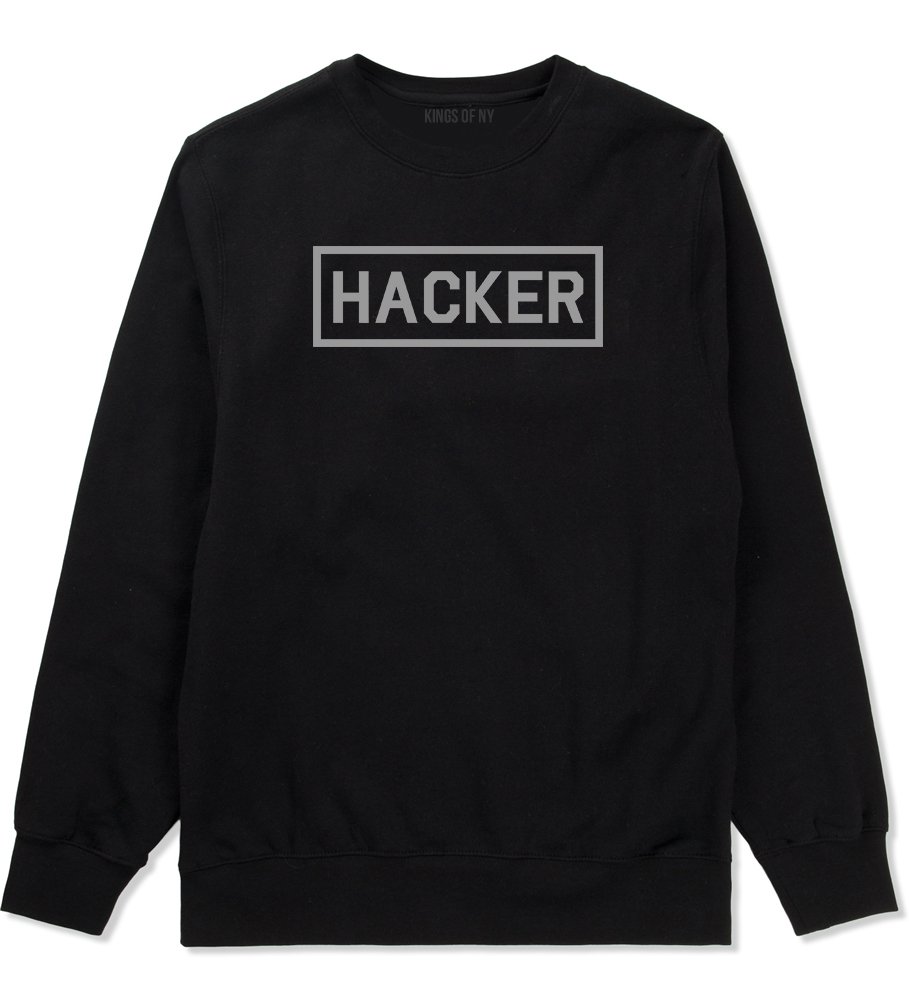 Kings Of NY Hacker Computer Programmer Men's Crewneck Sweatshirt - Comfortable Coding & Tech Enthusiast Apparel for Work, Hackathons & Casual Wear