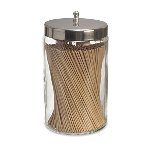 Premium Glass Storage Jars with Airtight Stainless Steel Lids - Food Safe Containers for Spices, Coffee, Tea & Dry Goods | Perfect for Kitchen Pantry Organization & DIY Crafts