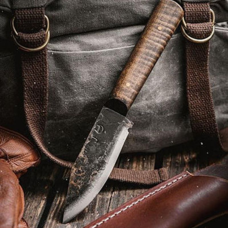 Campcraft Outdoors Premium Camping Knife - High Carbon Steel Survival Knife with Sheath, Multi-Purpose Outdoor Tool for Hiking, Hunting & Bushcraft - Perfect for Camping, Backpacking & Wilderness Adventures