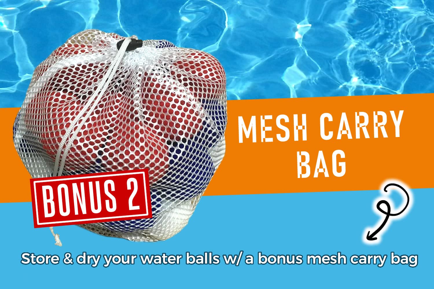 Mega Water Balls Instant Water Fight Kit - 42 Reusable XL 3