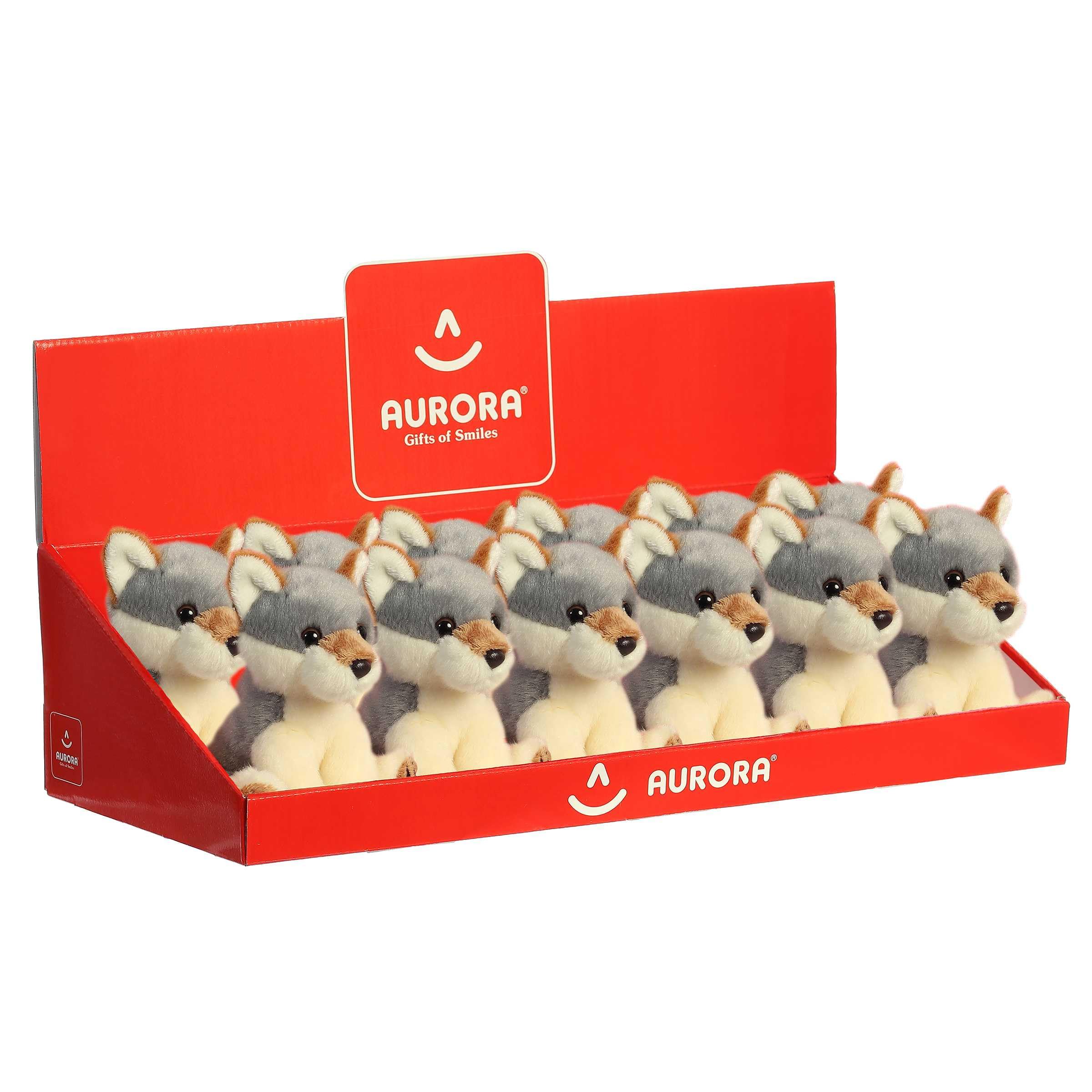 Aurora® Snuggly Lil Wiley™ Wolf Plush Toy - 5