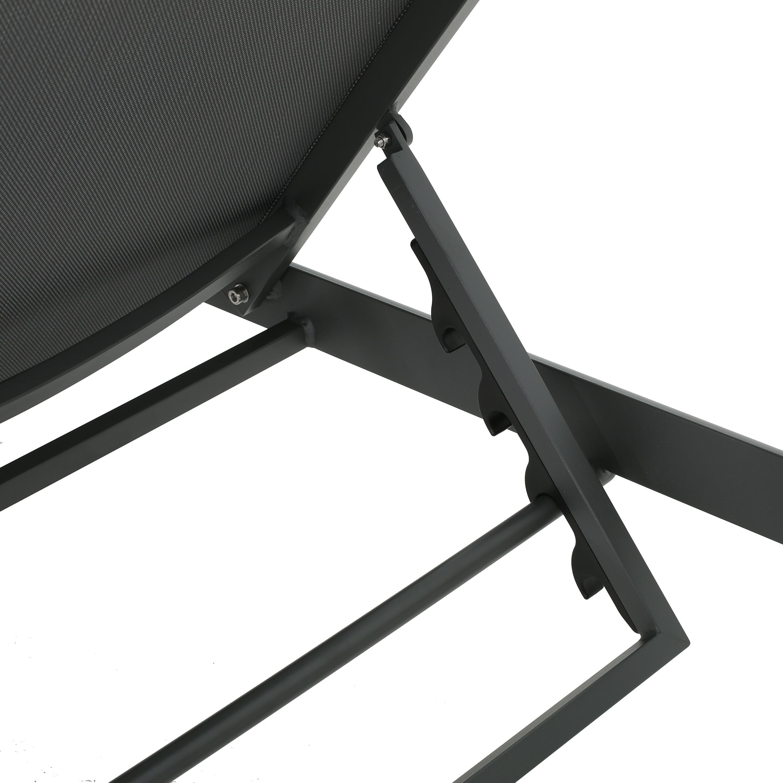 Cape Coral KD Chaise Lounge Grey - Modern Outdoor Patio Furniture for Poolside, Garden, and Backyard Relaxation