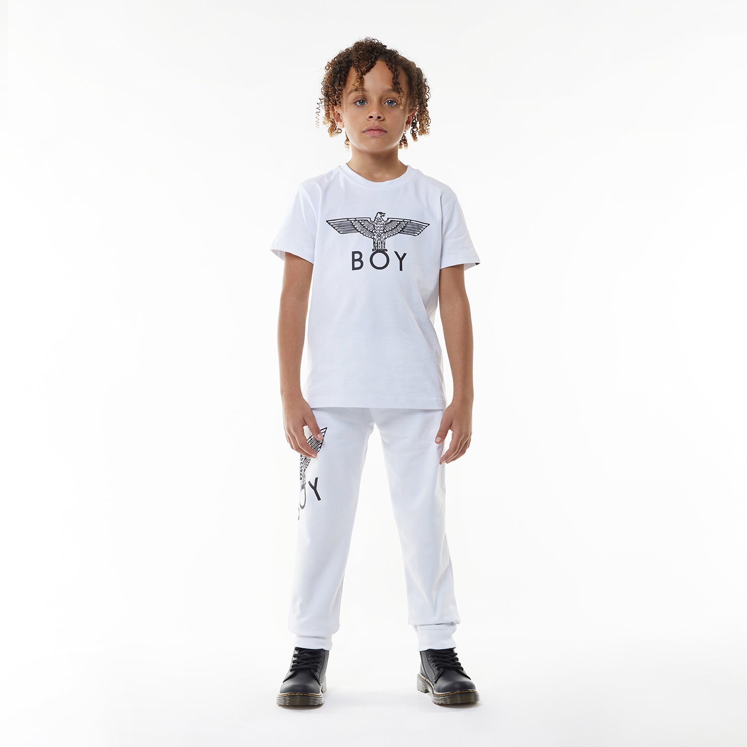 BOY EAGLE Kids Jogger Pants - Comfortable Athletic Running Pants for Boys - Perfect for School, Sports & Outdoor Activities