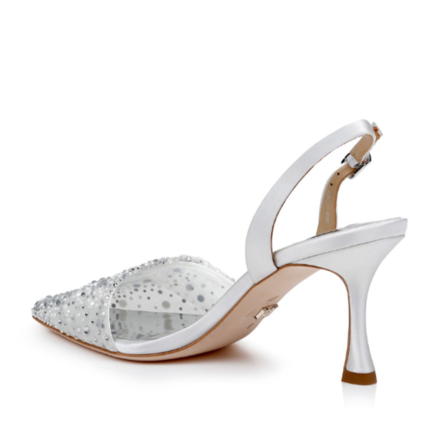 Badgley Mischka Women's Brenna White Heels - Elegant Wedding Shoes for Brides, Prom, Evening Parties & Special Occasions