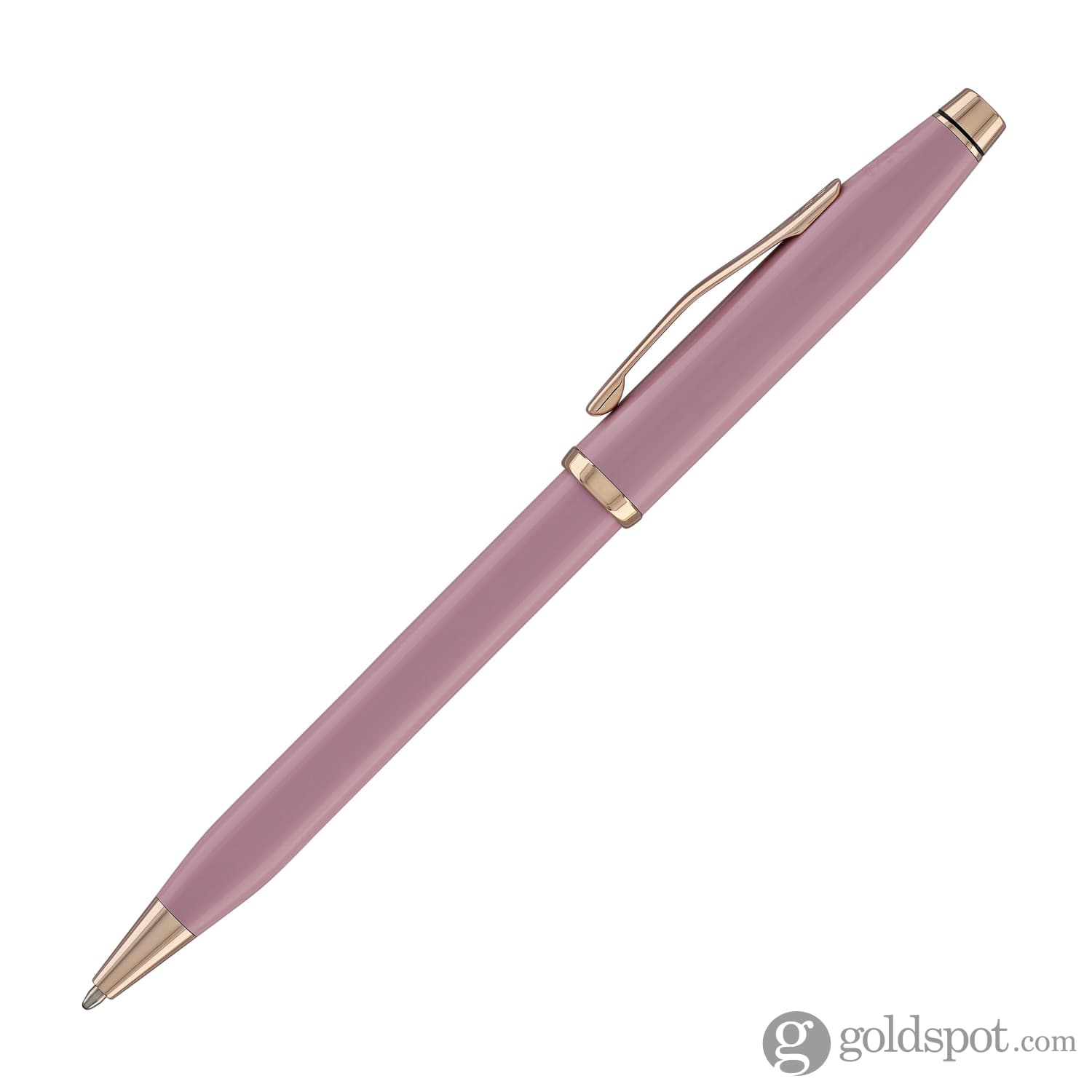 Cross Century II Ballpoint Pen - Smoky Pink Lacquer with Rose Gold Trim | Premium Writing Instrument for Office, Business & Gift Giving