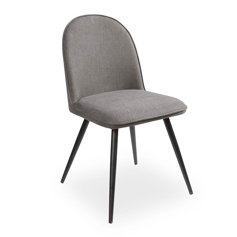 MINTO Modern Grey Dining Chair - Comfortable & Stylish for Kitchen, Dining Room, and Home Office Use