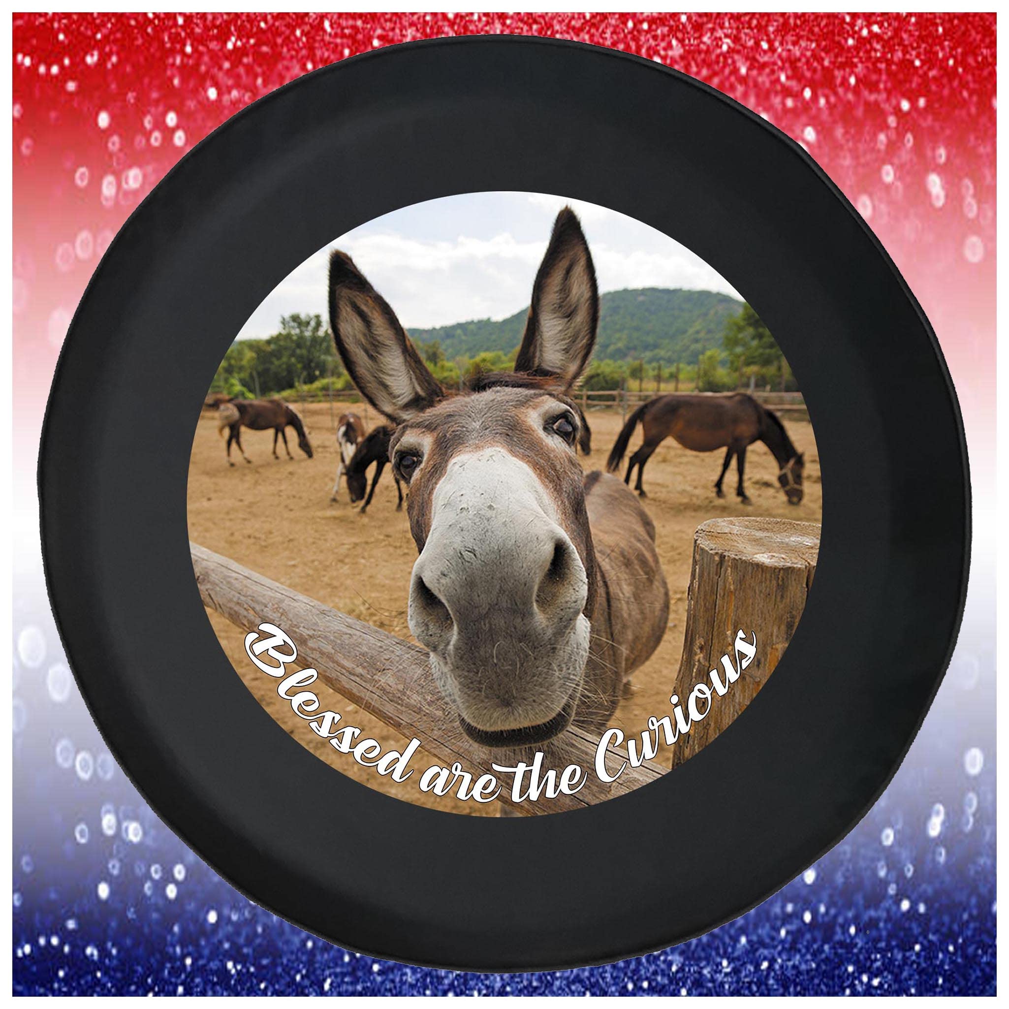 30 Inch Black Spare Tire Cover for SUVs, Trucks, Trailers & RVs - Durable Accessory for Off-Road Adventures & Camping Trips