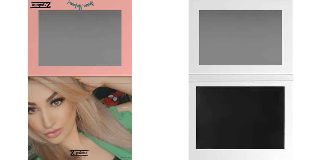 Custom Extra Large Z Palette - Magnetic Makeup Palette for Eyeshadows & Blush - Perfect for Makeup Artists & Travel