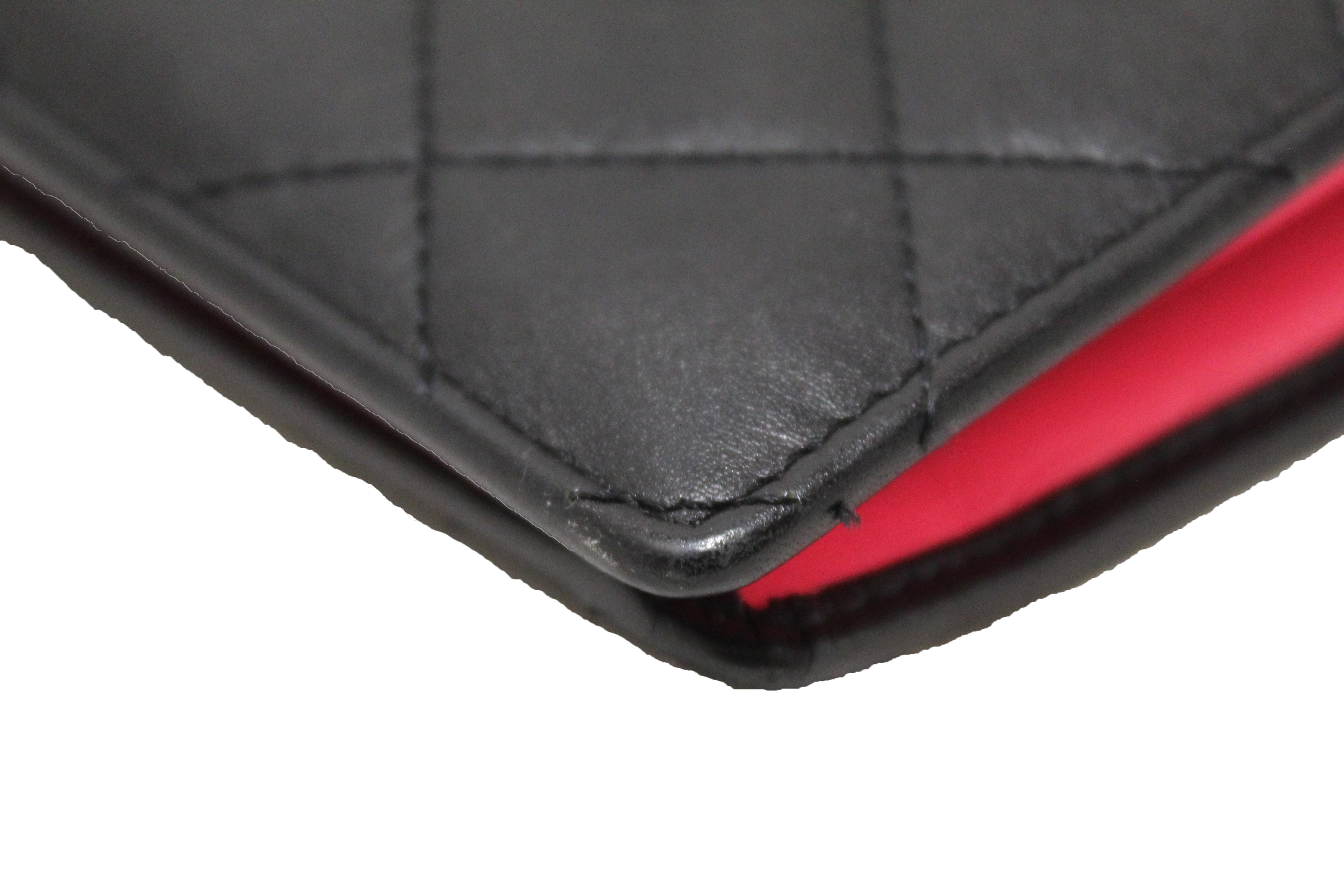 Authentic Chanel Black Quilted Calfskin Leather Cambon Wallet for Women - Luxury Designer Clutch Purse for Evening Parties & Special Occasions