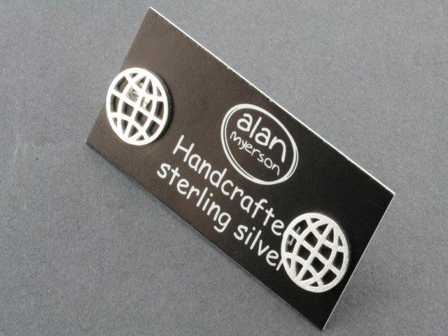 Globe Stud Earrings for Women - 14K Gold Plated Dainty Earth Charm Earrings - Perfect for Travel Lovers & Geography Enthusiasts