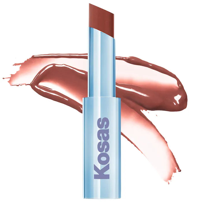 Kosas Hydrating Lip Gloss with Ceramides - Wet Stick™ for Moisturized, Shiny Lips | Perfect for Daily Wear, Makeup Looks & On-the-Go Hydration