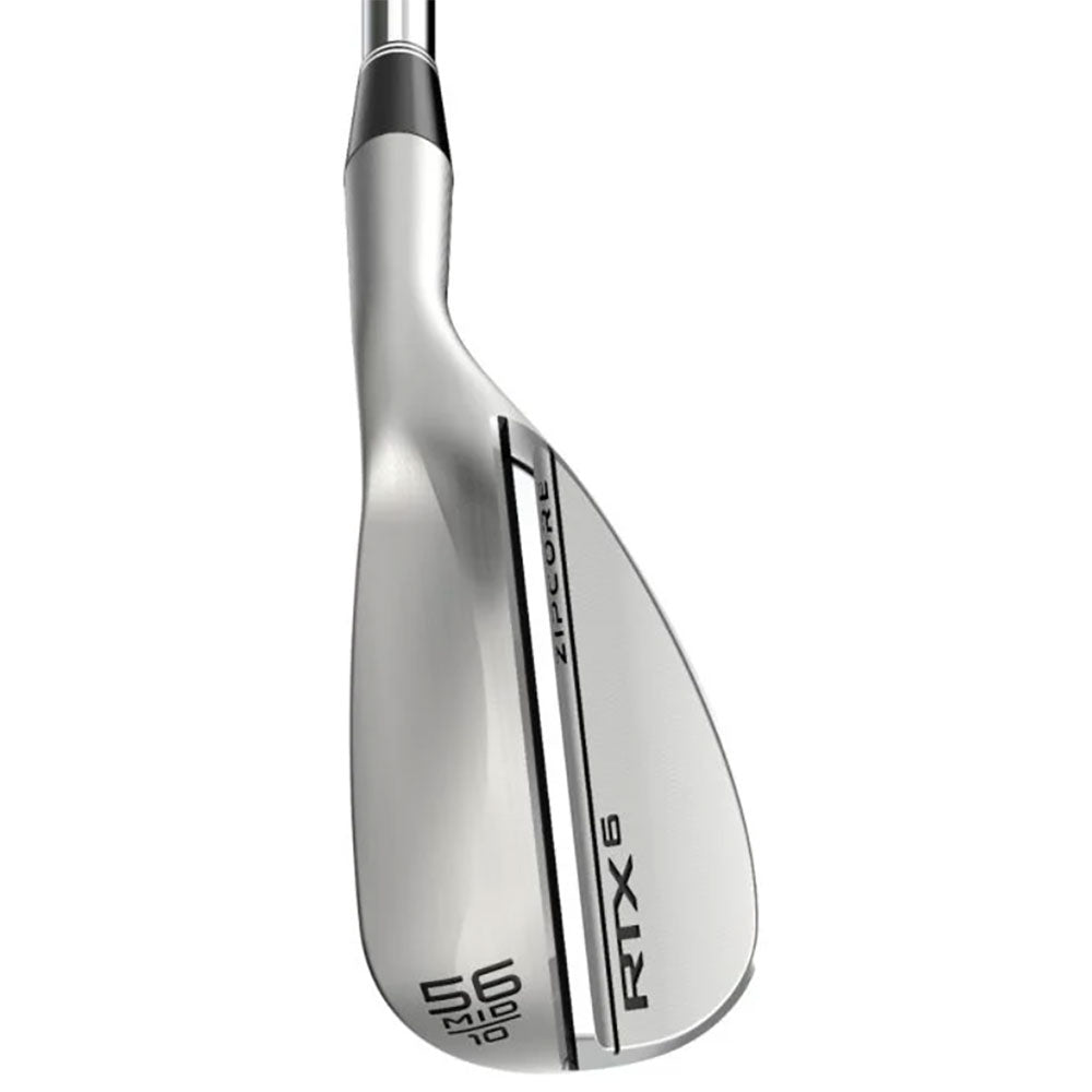 Cleveland RTX6 ZipCore Tour Satin Left Handed Men's Golf Wedge - Premium Steel Wedge for Short Game Precision | Perfect for Approach Shots, Chipping & Bunker Play