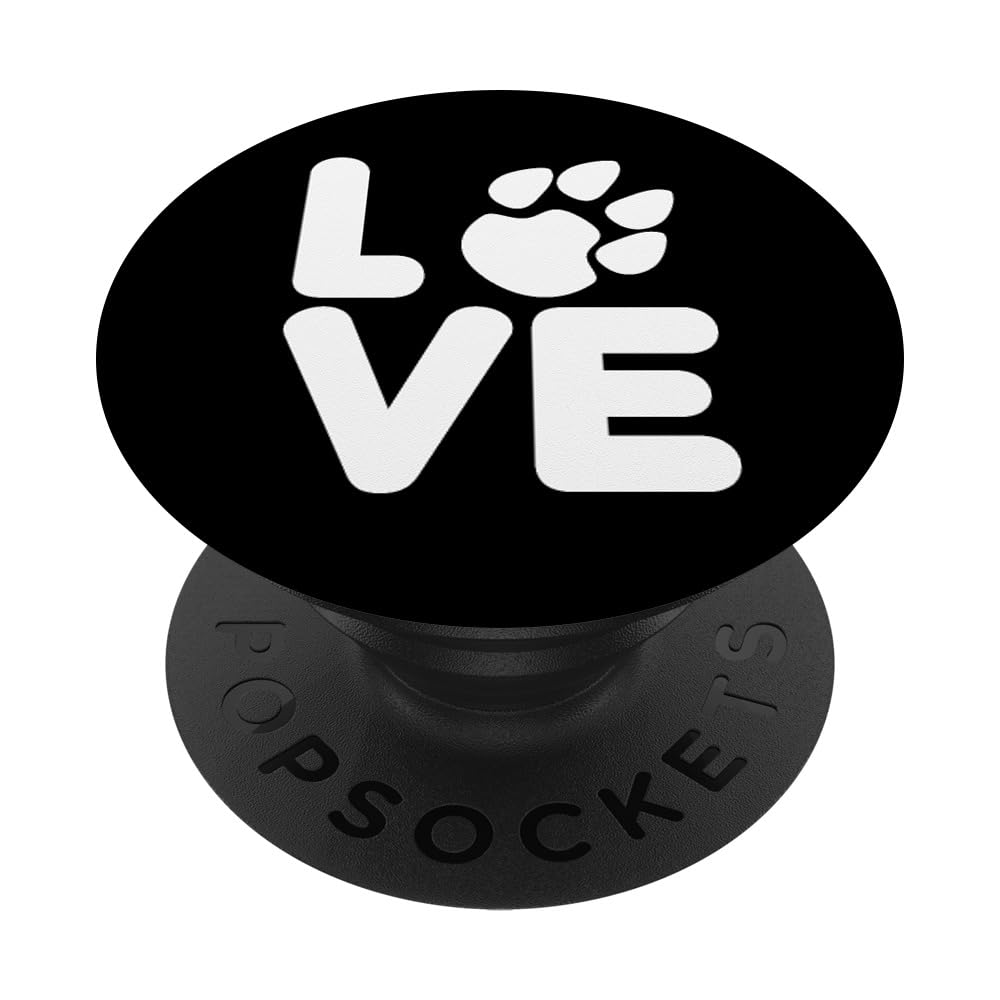 Dog Lover PopSockets Adhesive PopGrip with Paw Print Design - Perfect for Pet Owners, Phone Grips for Secure Hold While Walking Your Dog or Taking Selfies with Pets
