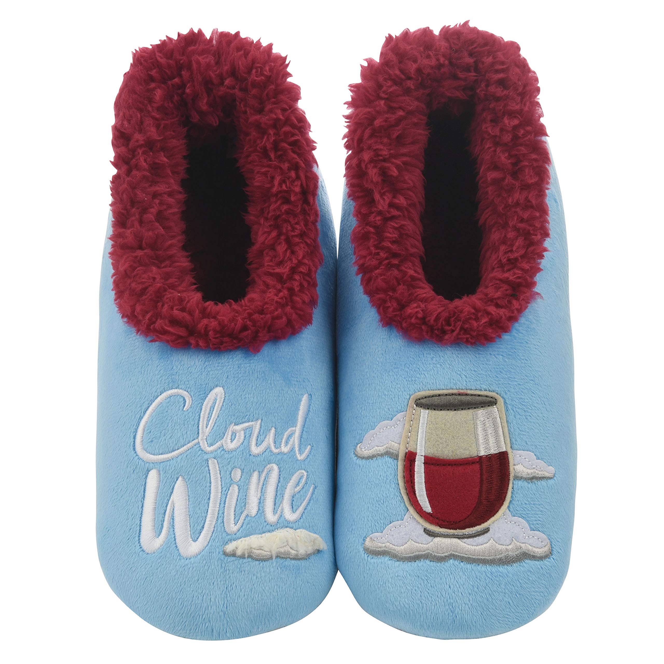 Cozy Sherpa-Lined Slipper Socks for Women - Non-Slip Fuzzy House Slippers with Warm Fleece Lining - Perfect for Winter Comfort at Home, Lounging & Relaxing by the Fireplace