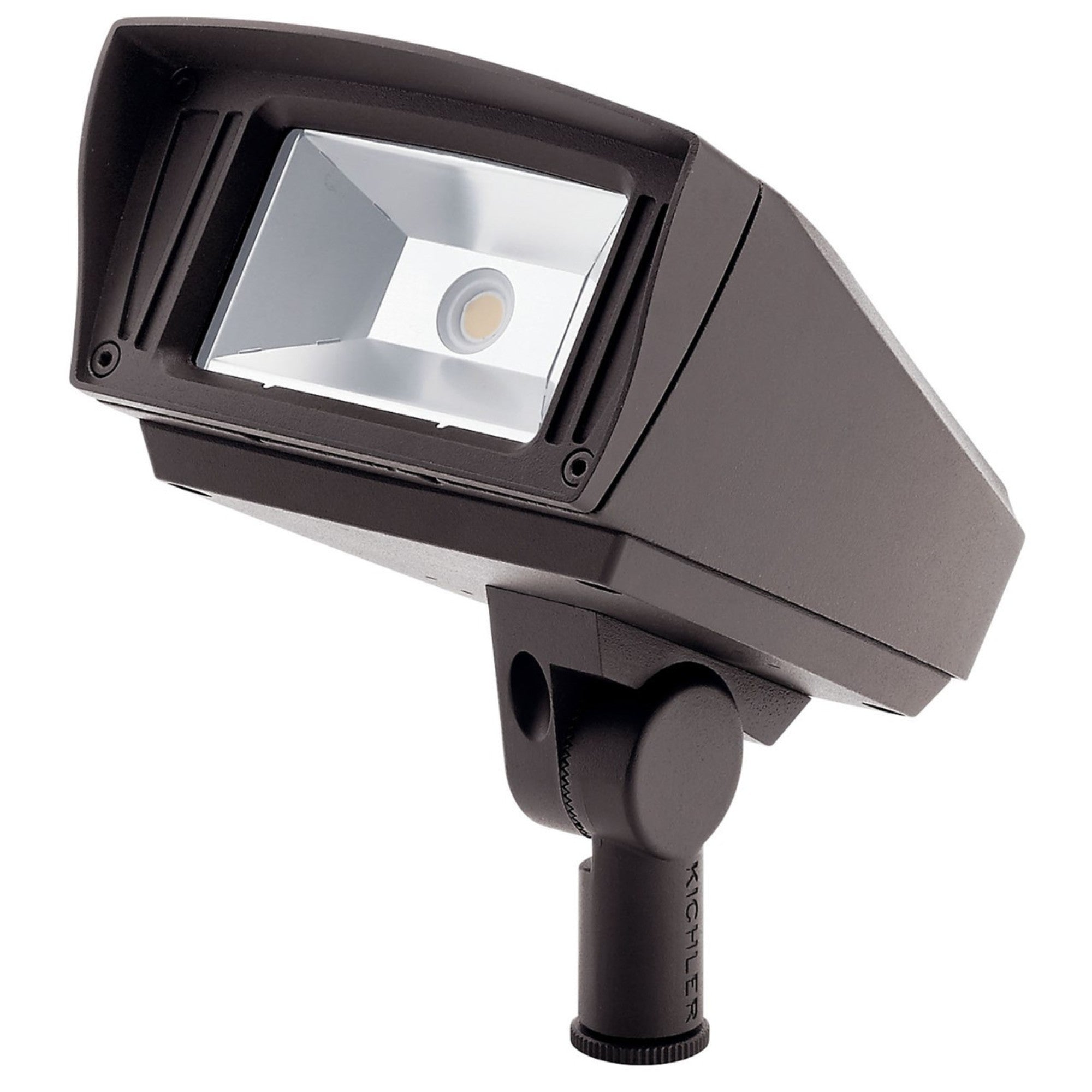 12W LED Landscape Flood Light - Aluminum Textured Architectural Bronze - 1200 Lumens 3000K Warm White - Outdoor Lighting for Garden, Pathway, and Building Facades