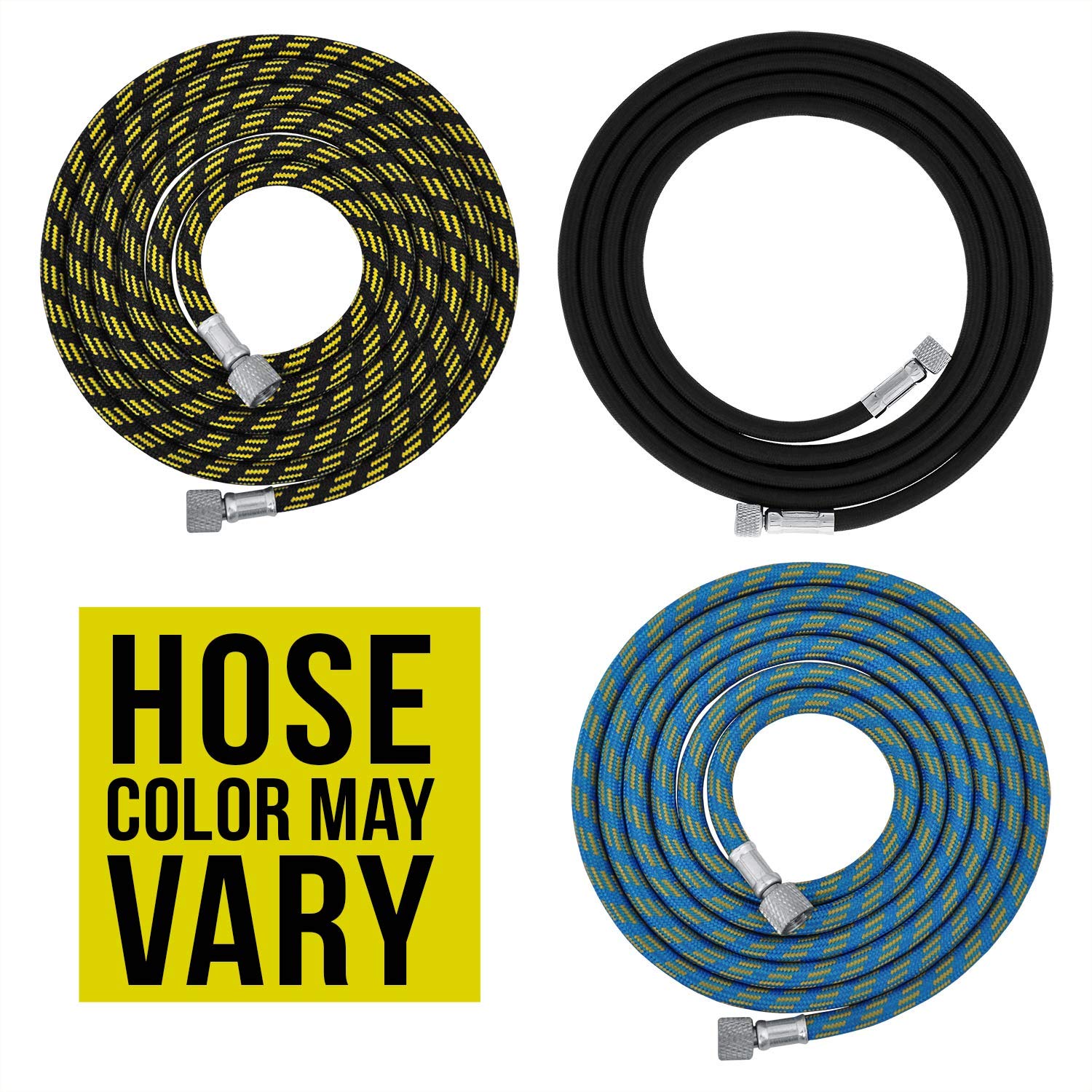 Premium 10 Foot Nylon Braided Airbrush Hose with 1/8