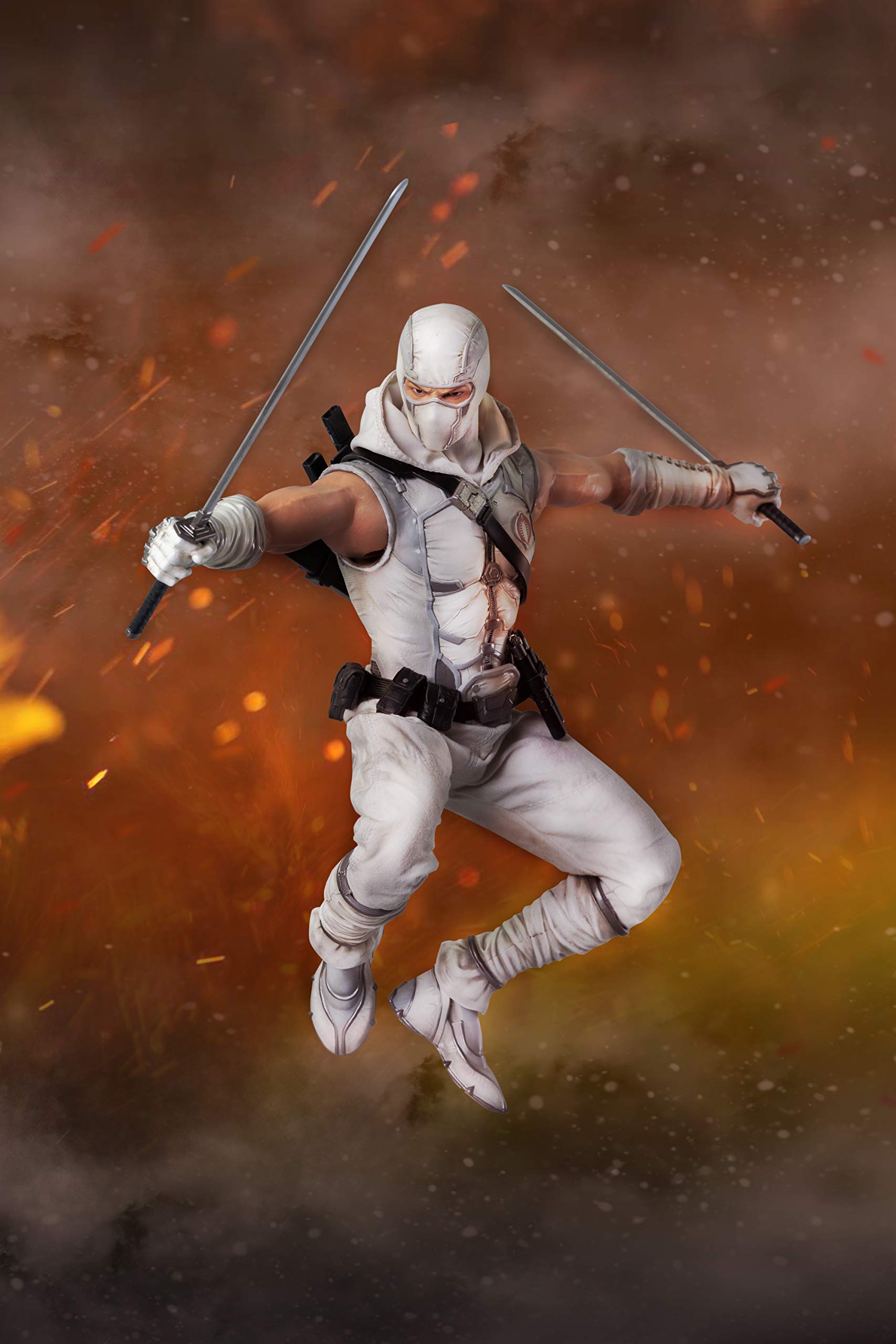 threezero G.I. Joe: Storm Shadow 1:6 Scale Collectible Action Figure - Highly Detailed Articulated Ninja Figure for Display & Collection - Perfect for G.I. Joe Fans & Anime Collectors