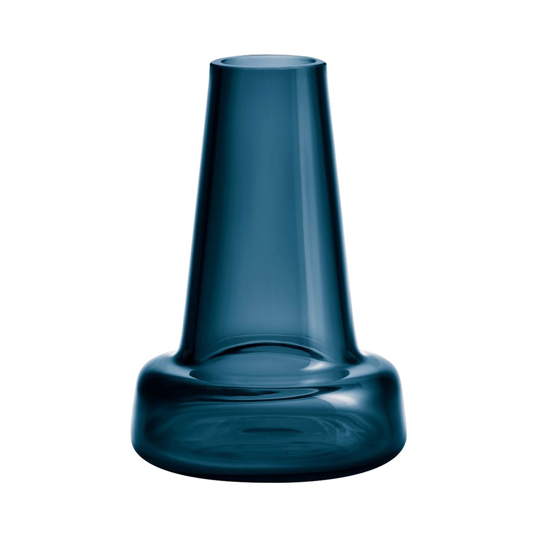 Louise Campbell Flora Vase Holmegaard - Modern Scandinavian Glass Vase for Home Decor, Wedding Centerpieces & Floral Arrangements