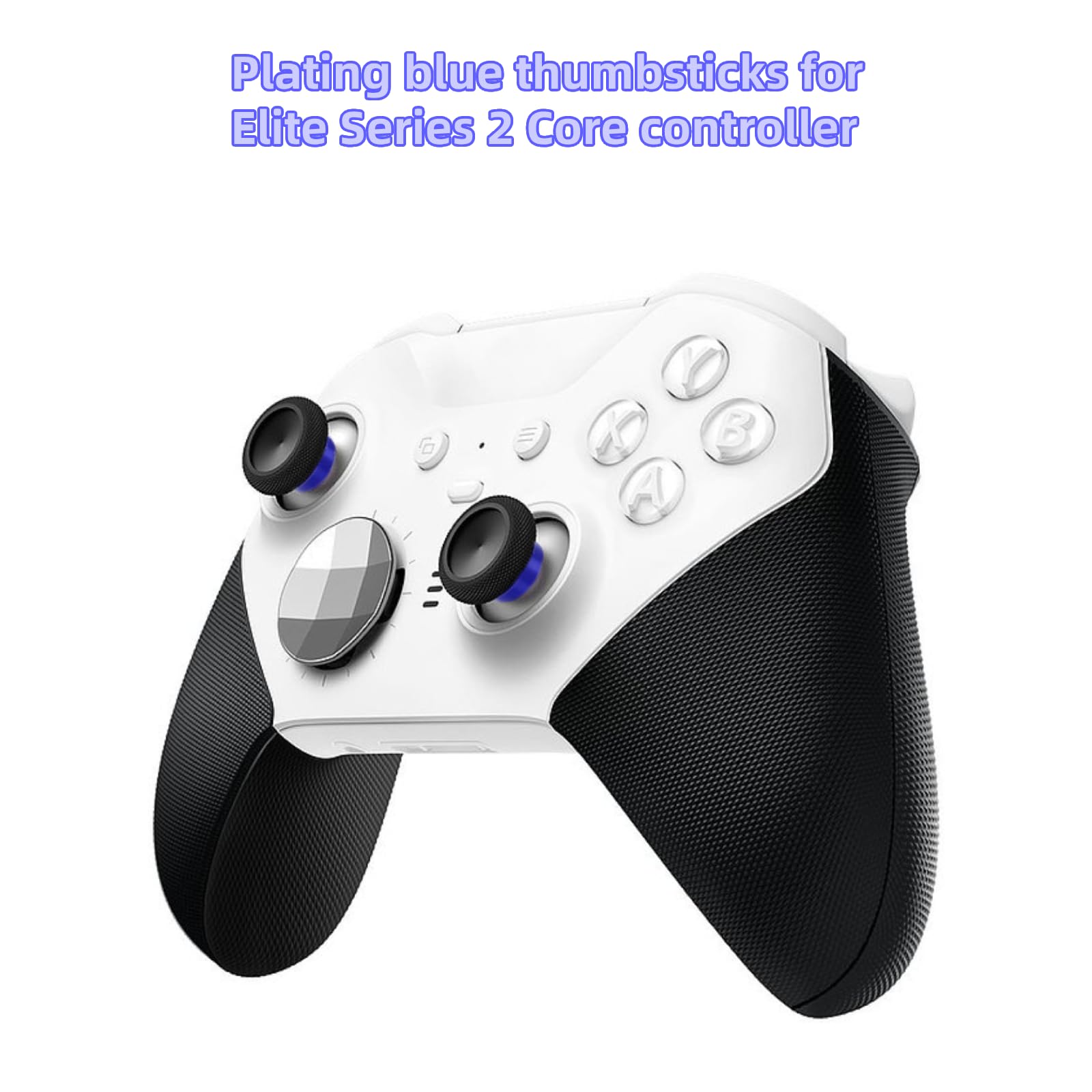 Elite Series 2 Controller Thumbsticks - Metal Buttons for Gaming (Blue) - Perfect for Competitive Play