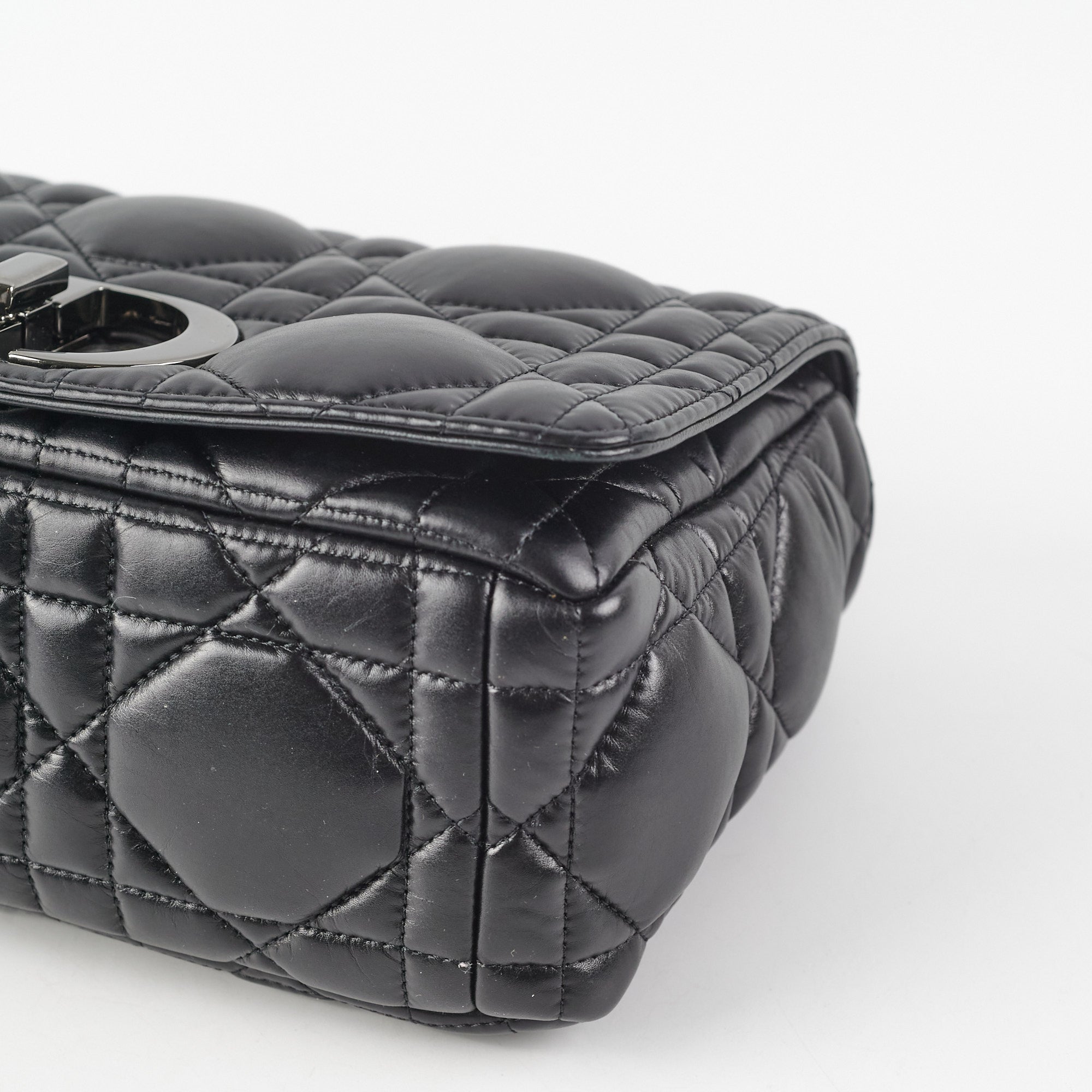 Dior Medium Caro Bag in Black | Luxury Designer Handbag for Women | Perfect for Work, Evening & Special Occasions