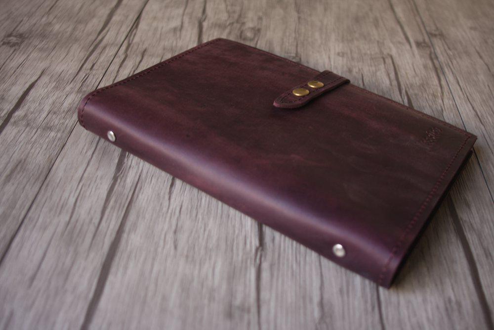Refillable Purple Leather Sketchbook - Premium A5 Notebook for Artists, Writers & Students - Perfect for Drawing, Journaling & Note-Taking