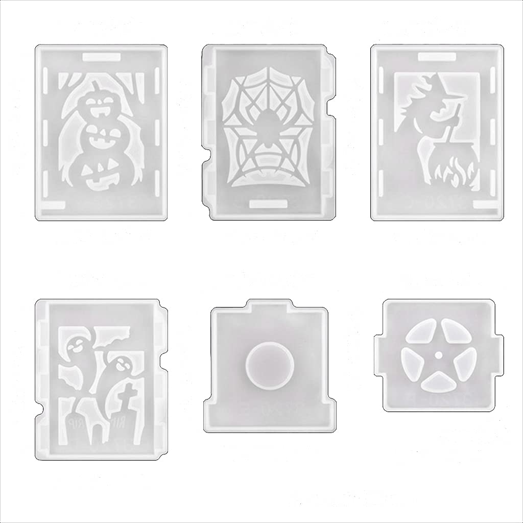 Halloween Epoxy Resin Lantern Mold - DIY Hanging Lamp Silicone Mould for UV Resin Crafts, Jewelry Making & Home Decor | Perfect for Spooky Party Decorations, Gift Making & Seasonal DIY Projects