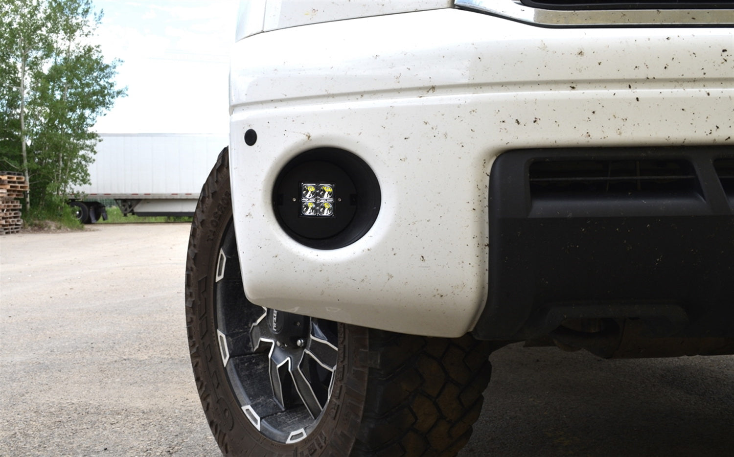 CREE LED Pod Light with Fog Lamp Bezels & Mounting Brackets for 2007-2013 Toyota Tundra - Off-Road, Truck, SUV Lighting Accessories for Night Driving & Adventure