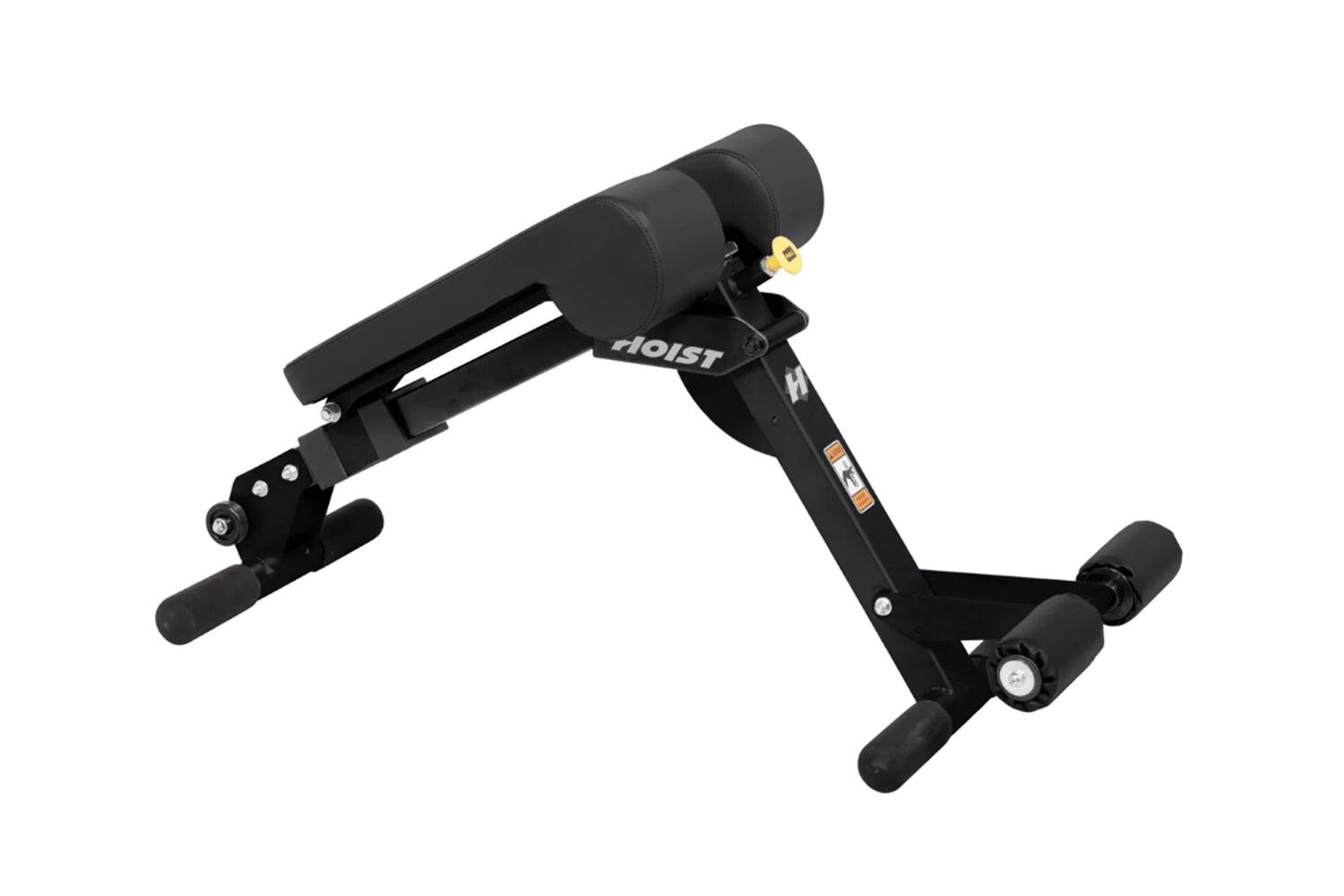 Hoist Ab/Back Hyper Bench (HF 4263) - Professional Home Gym Equipment for Core & Back Workouts - Perfect for Strength Training & Fitness Enthusiasts
