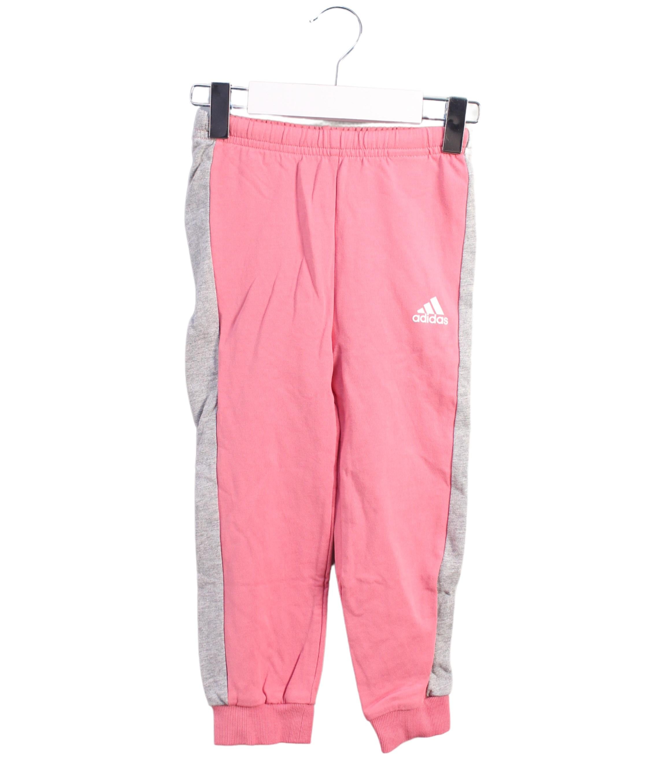 Adidas Kids' 2-Piece Pant Set for Toddlers (2T-3T) - Comfortable Athletic Outfit for Playtime, Daycare & Outdoor Activities